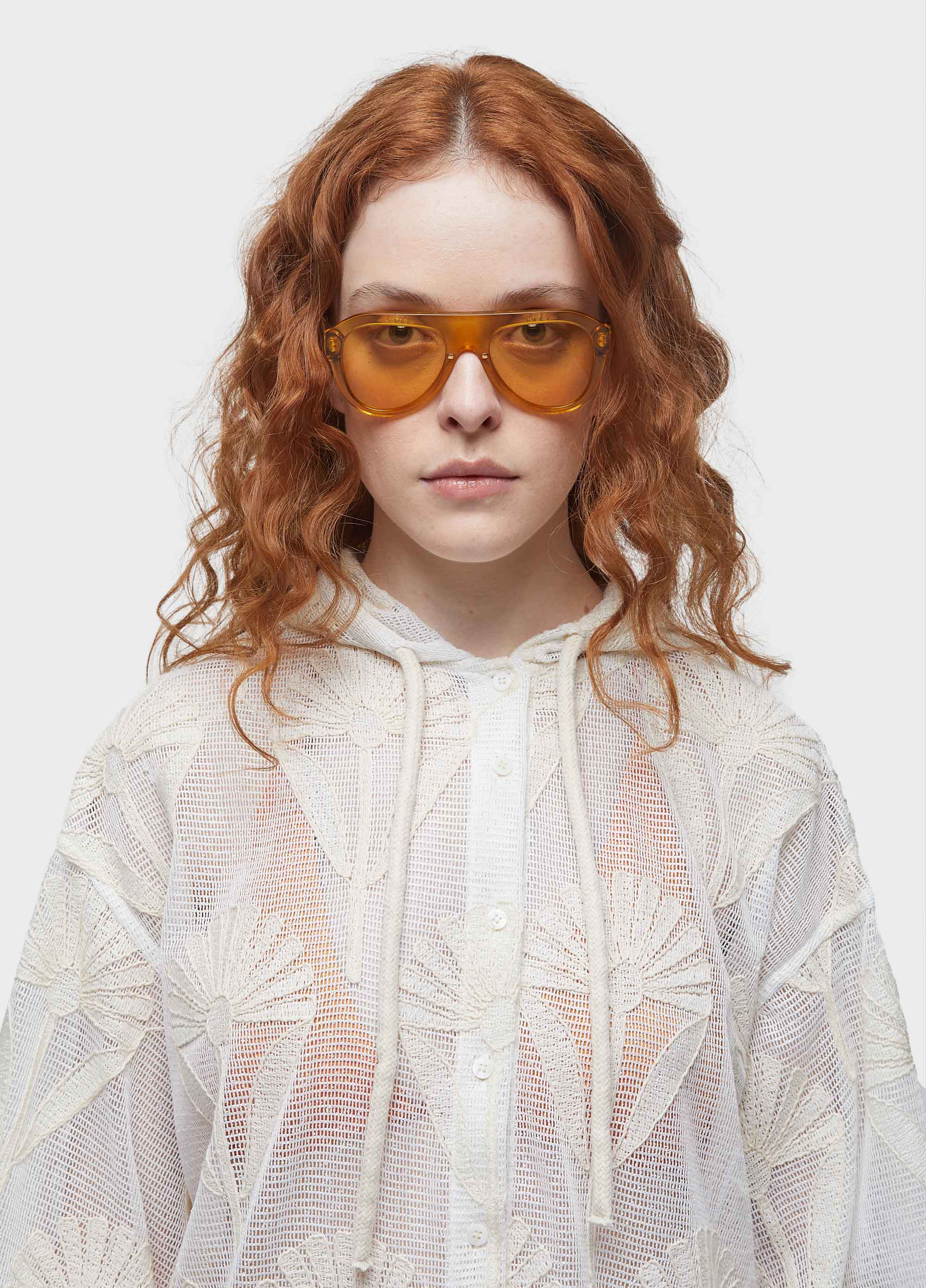 Camisa capuz tela bordada sun flower