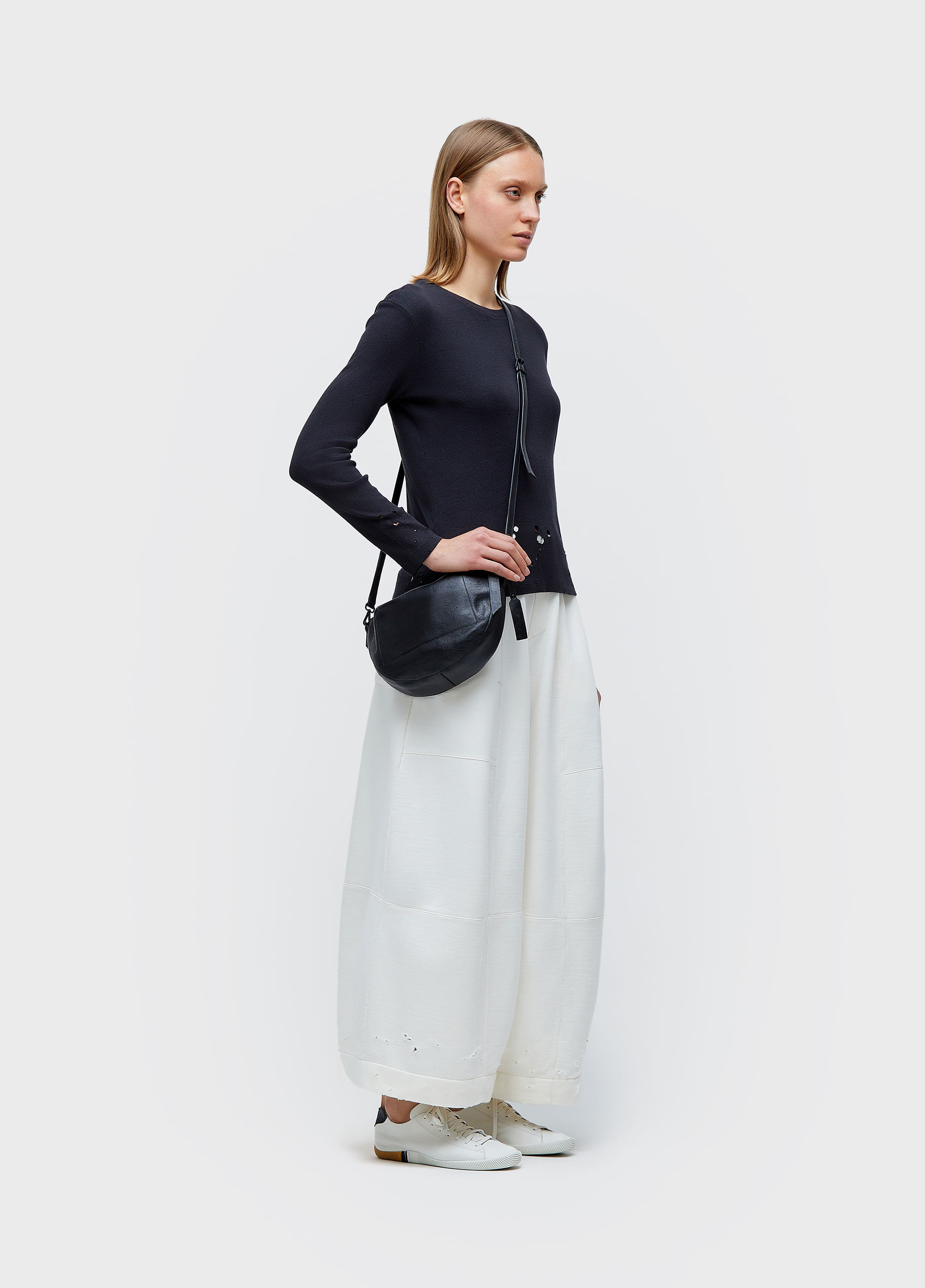 Blusa  fit frayed