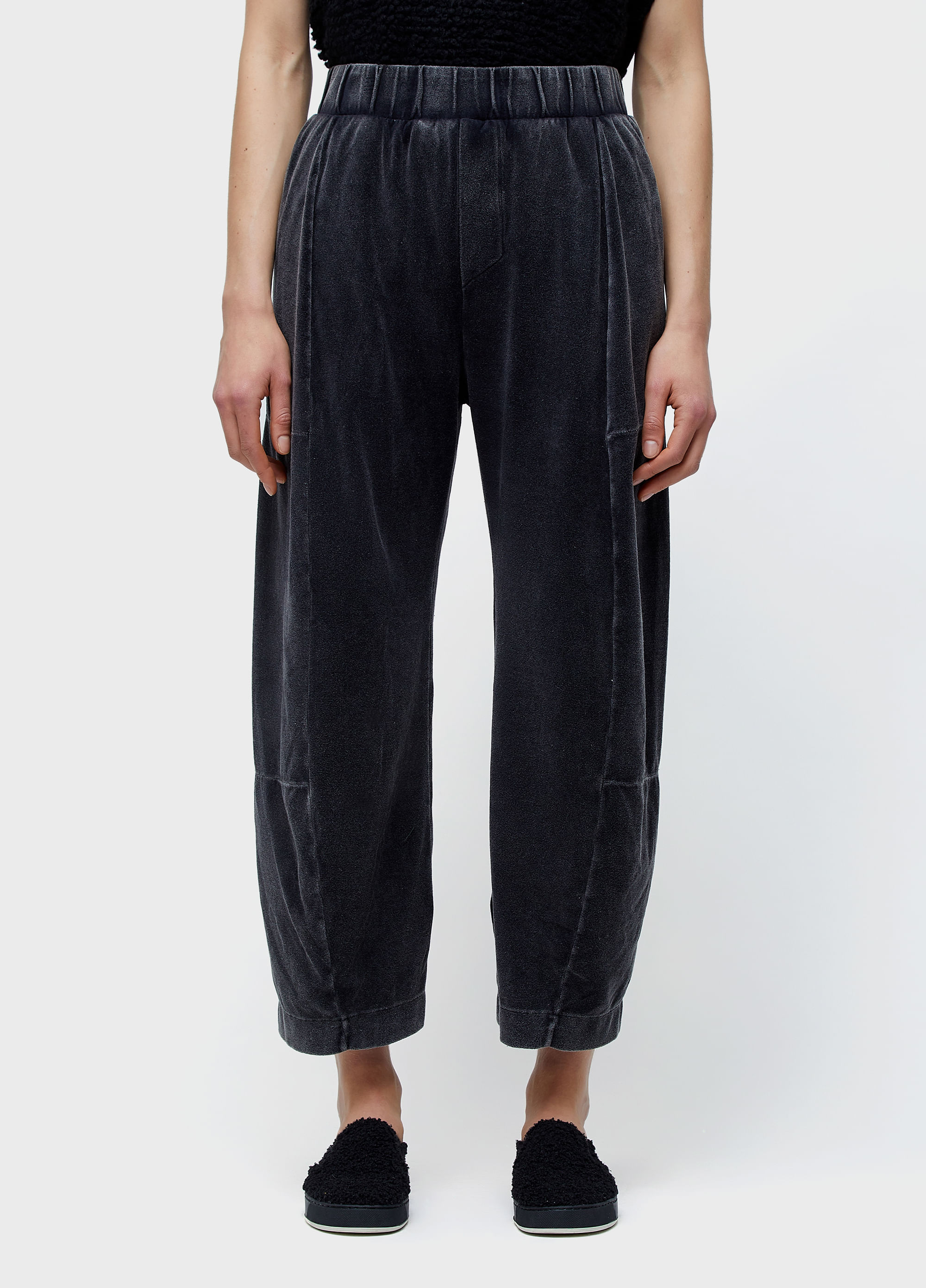 Calça plush marmorizada