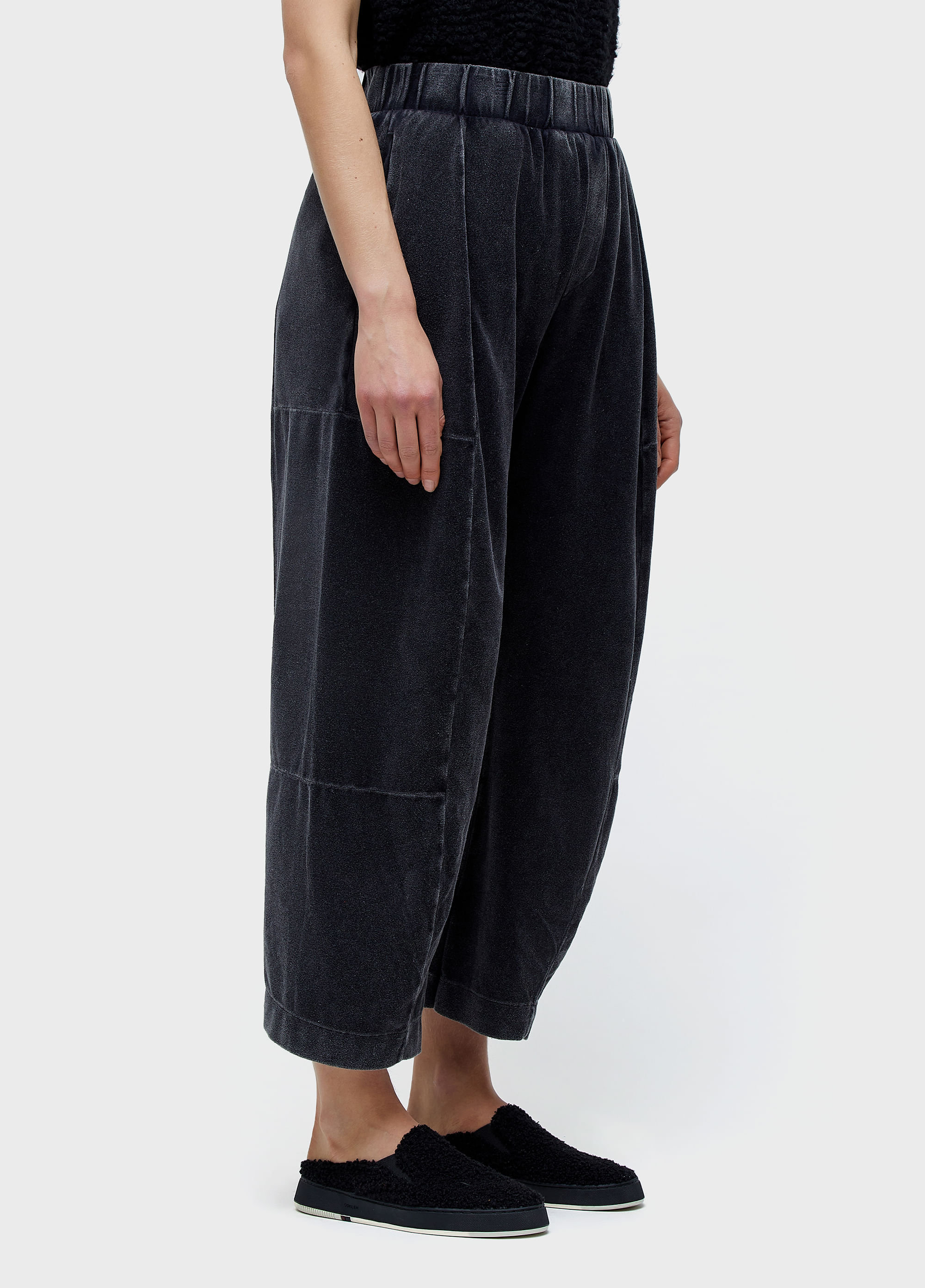 Calça plush marmorizada