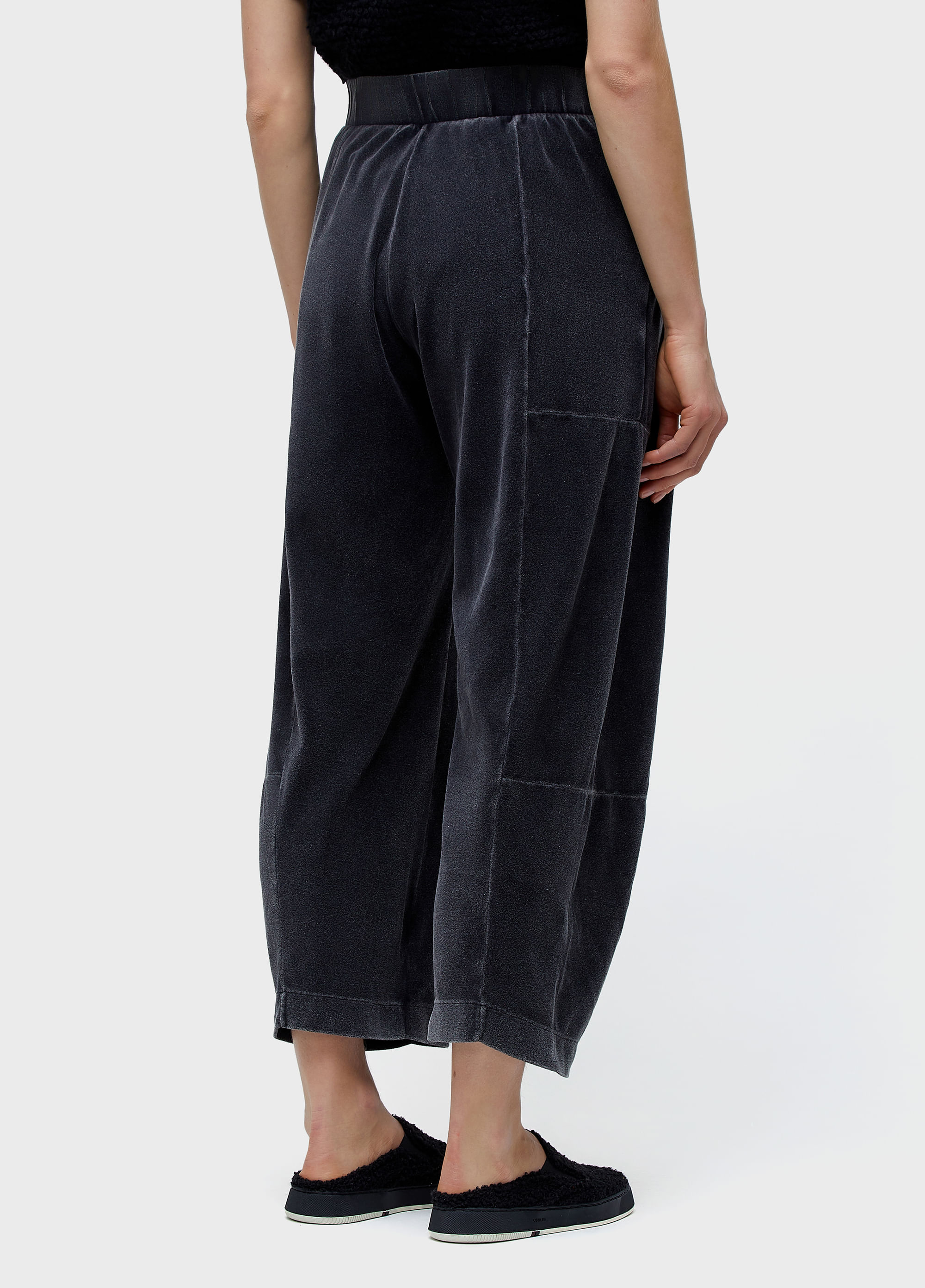 Calça plush marmorizada