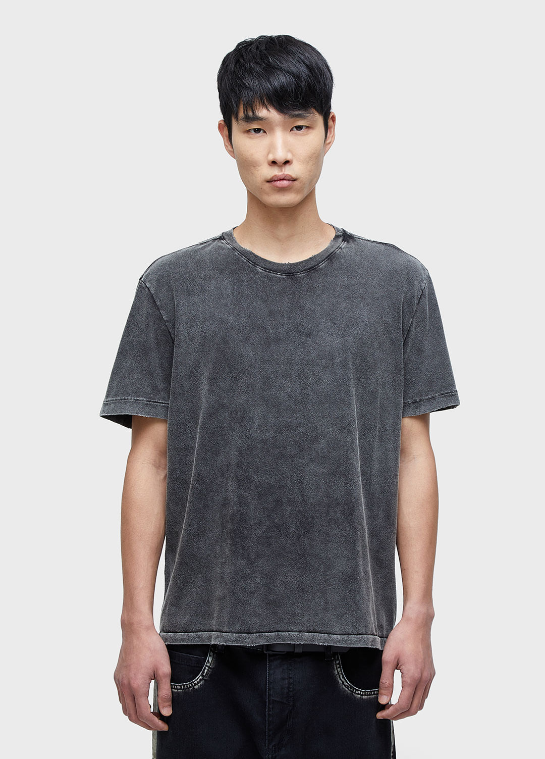 T-shirt regular destroyed