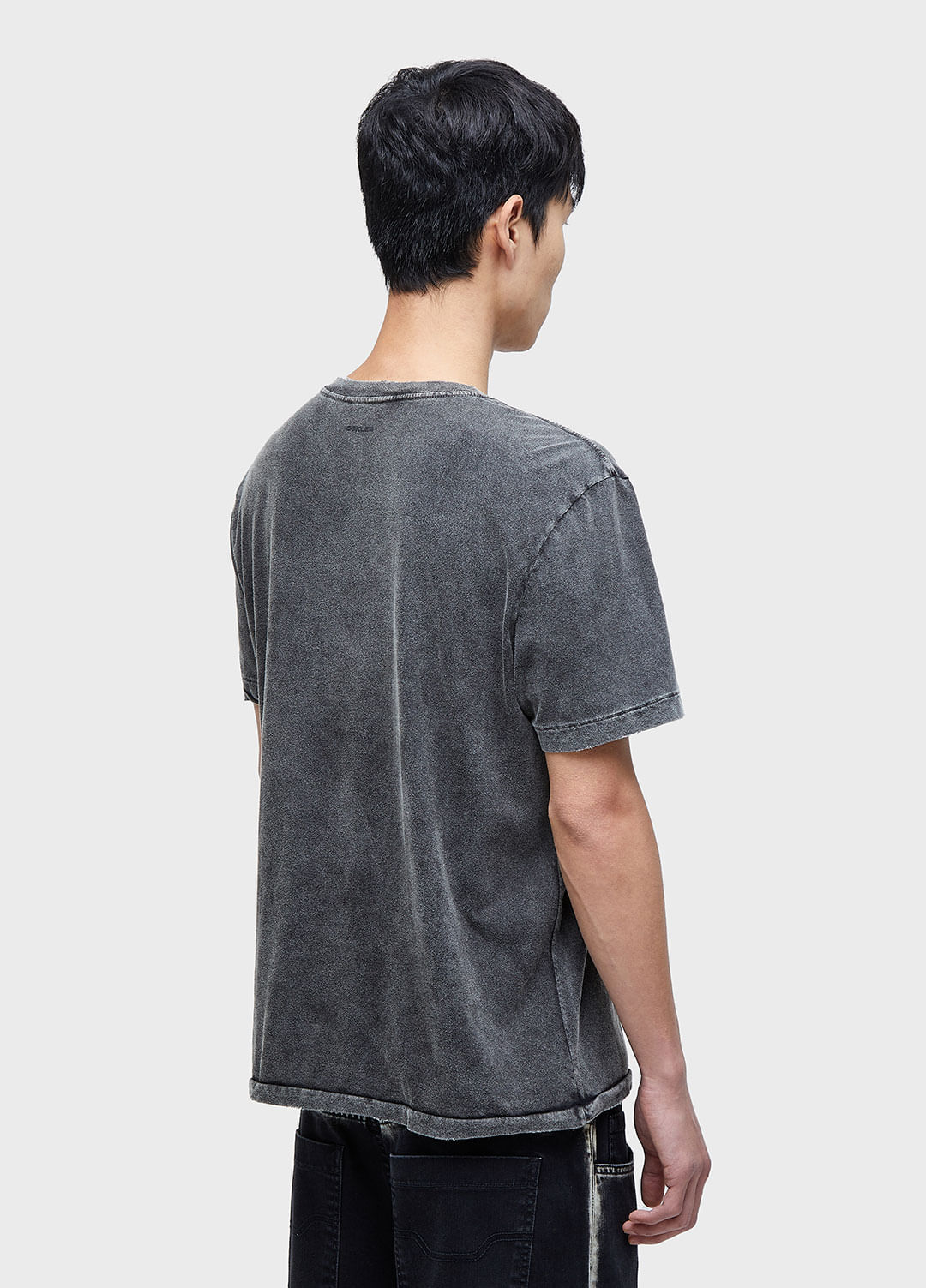 T-shirt regular destroyed