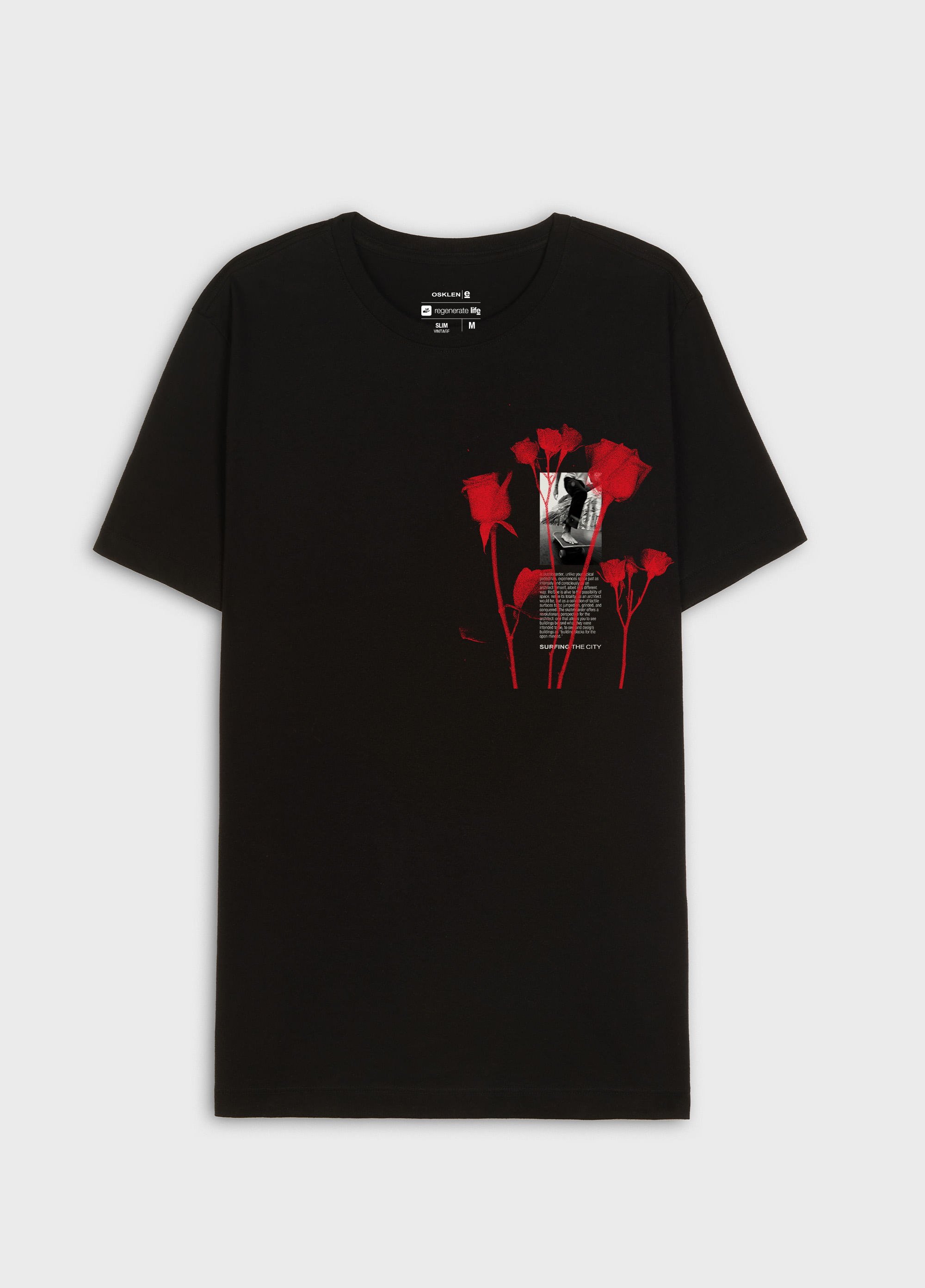 T-shirt vintage city rose
