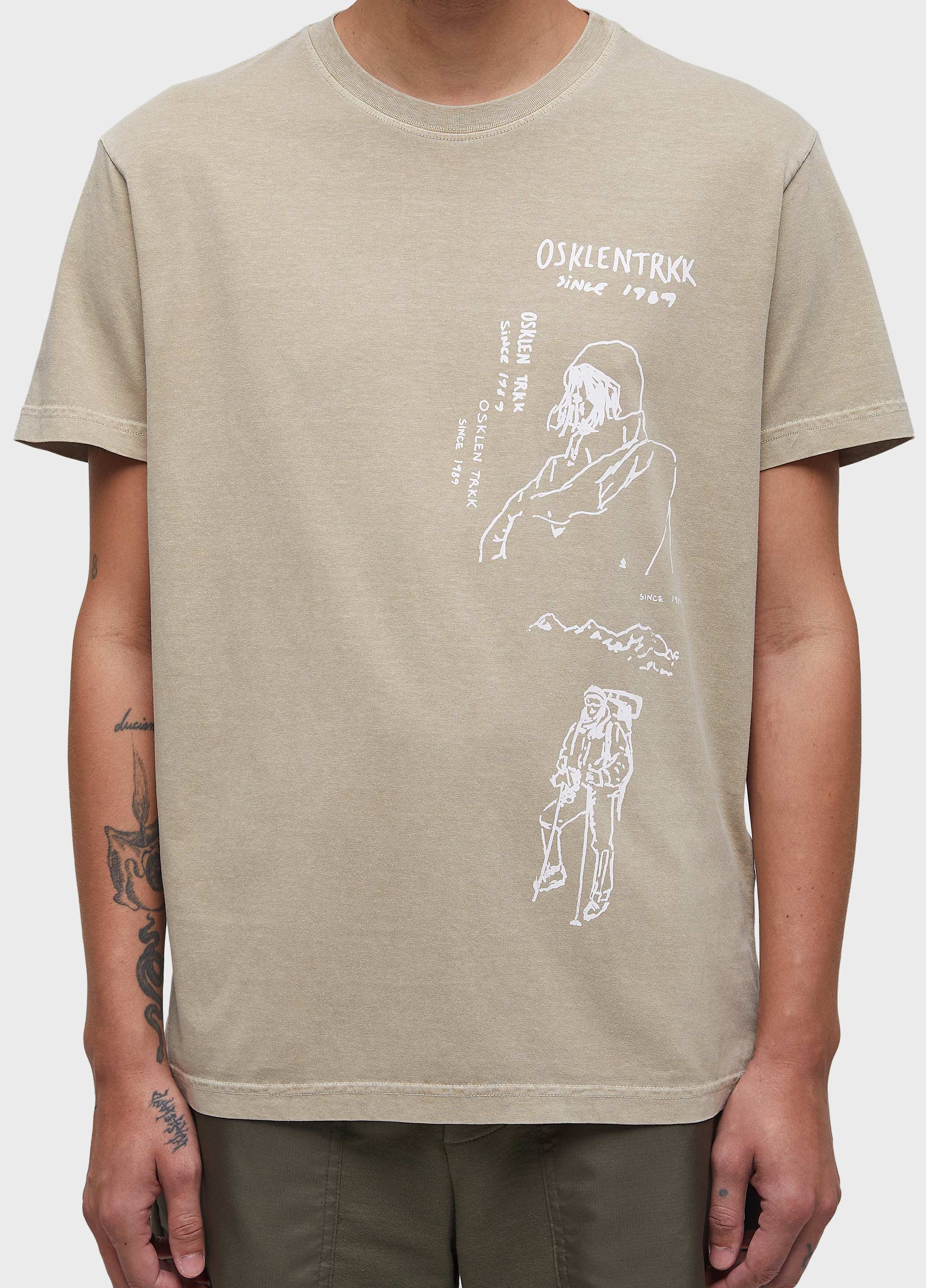 T-shirt stone trkk small drawings