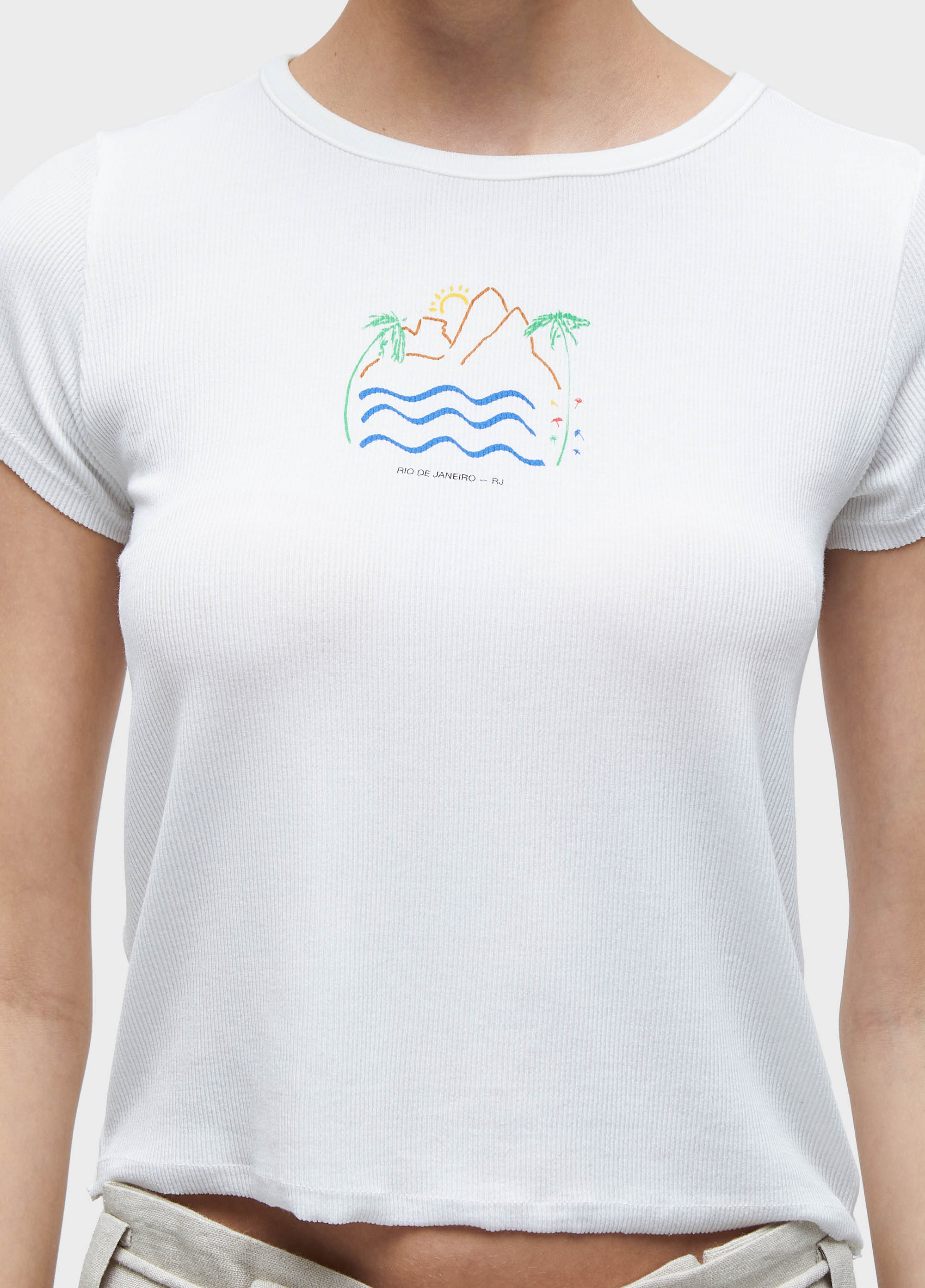 T-shirt baby look souvenir
