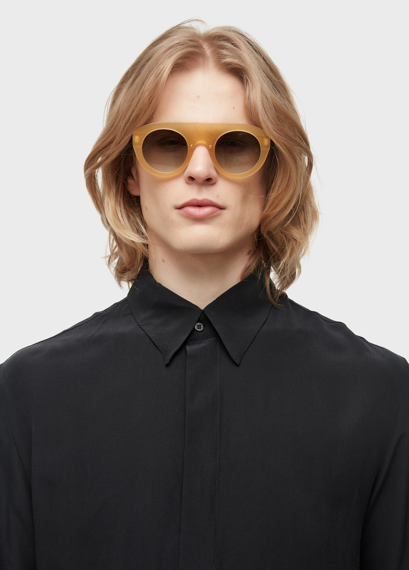 Camisa bordado rosas silk ML