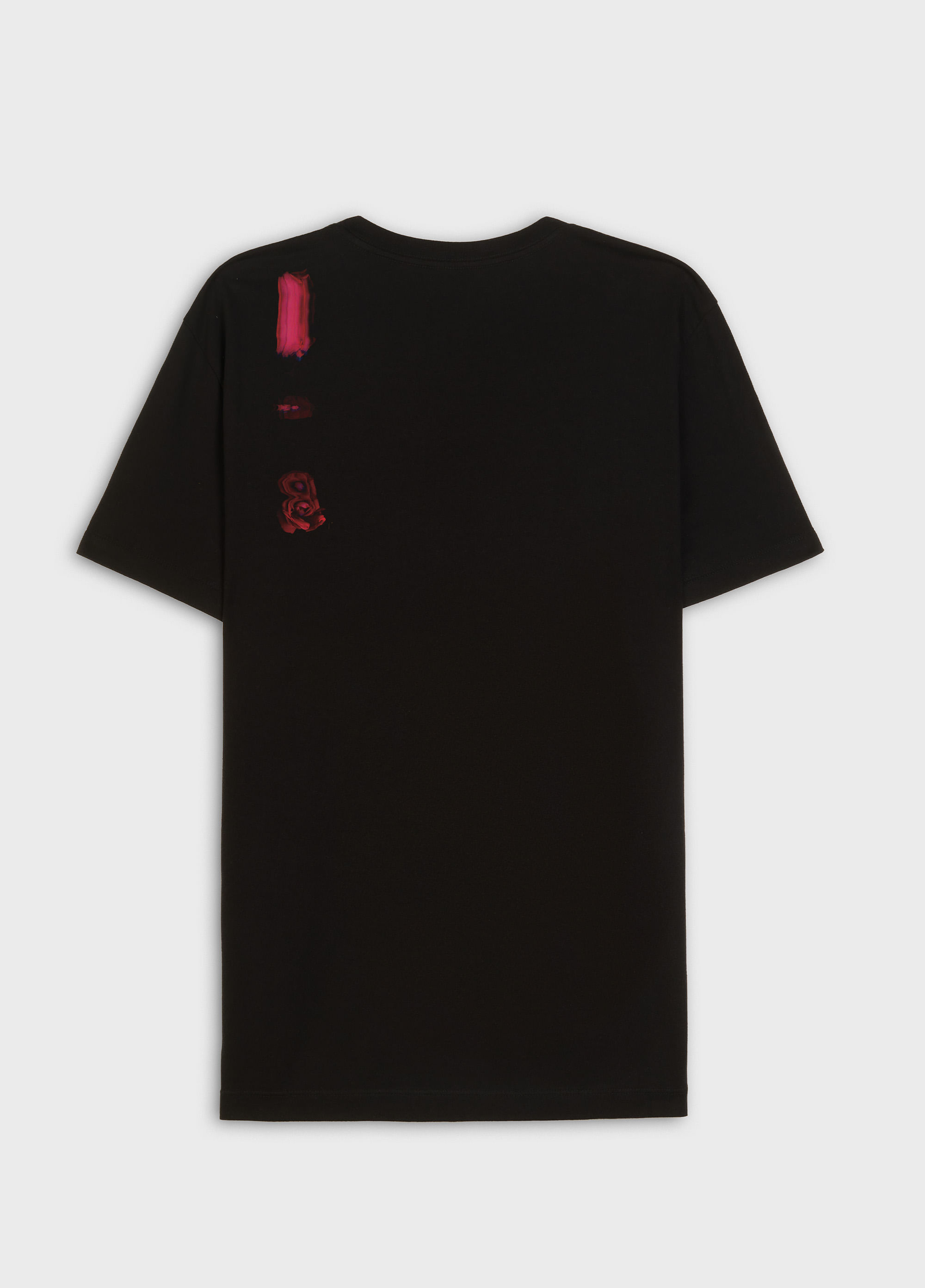 T-shirt vintage glitch rose