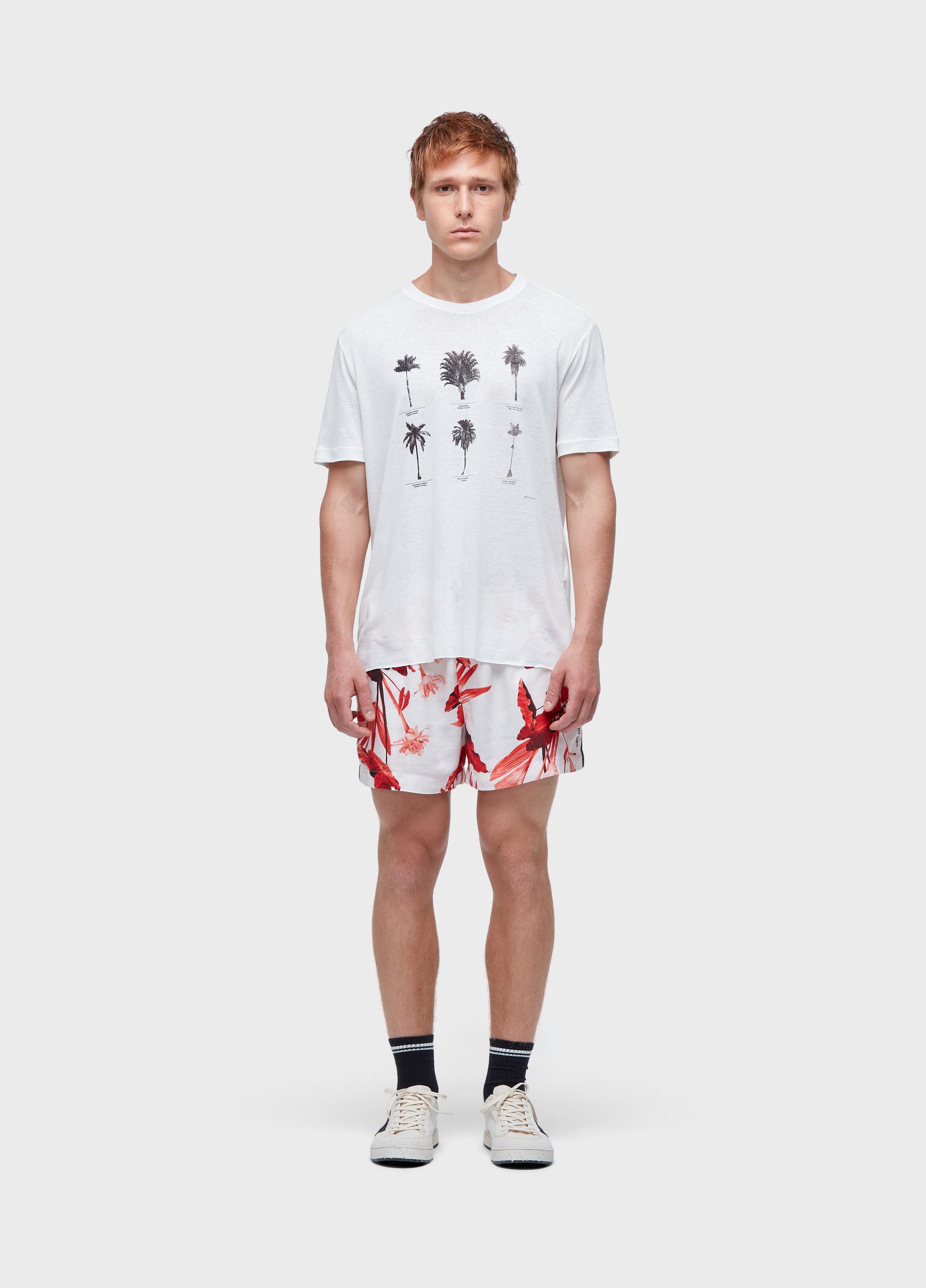 T-shirt light linen inhotim palmeiras