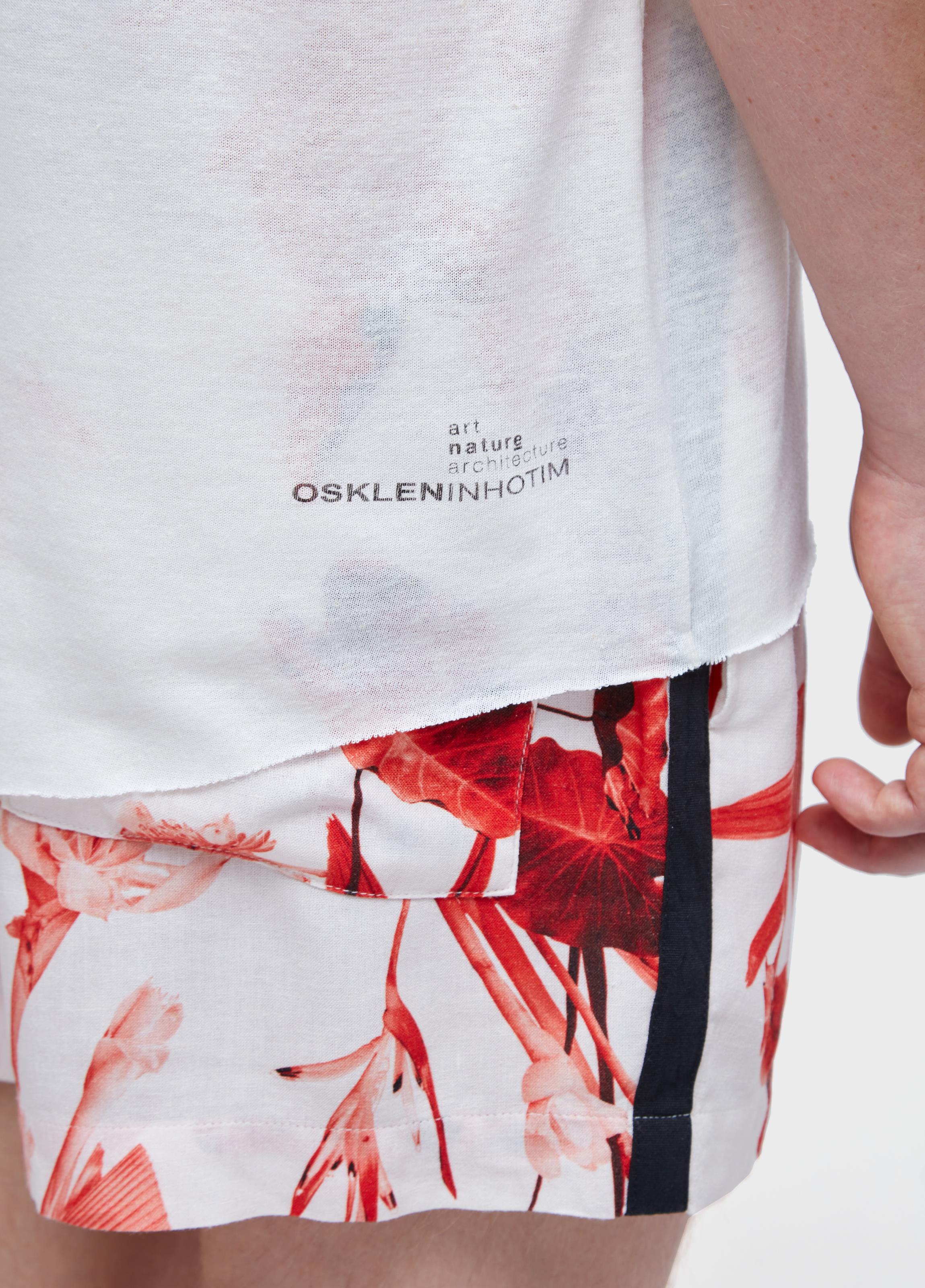 T-shirt light linen inhotim palmeiras
