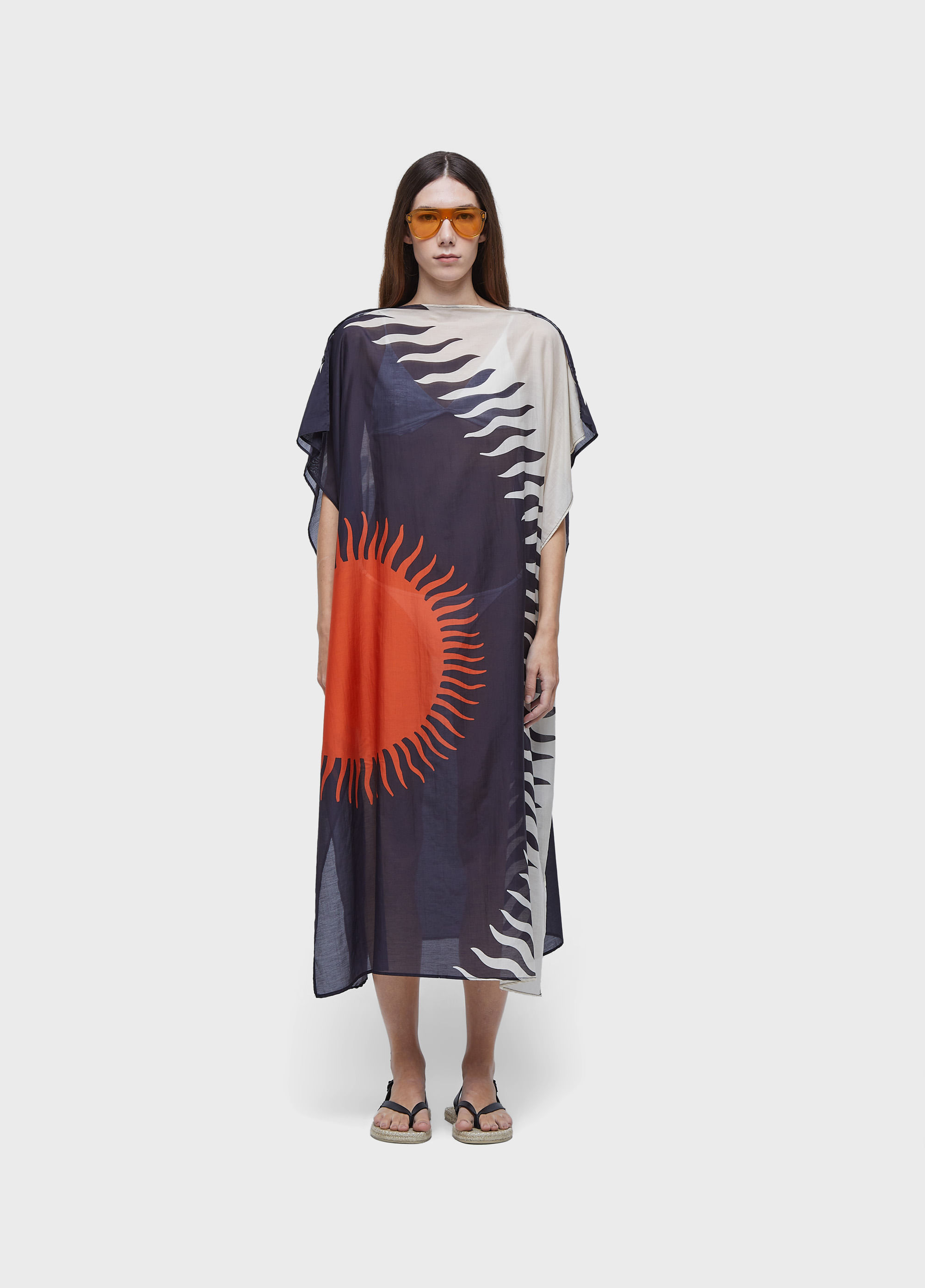 Vestido scarf sol duo
