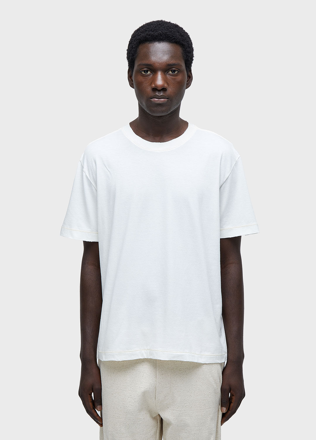T-shirt regular destroyed