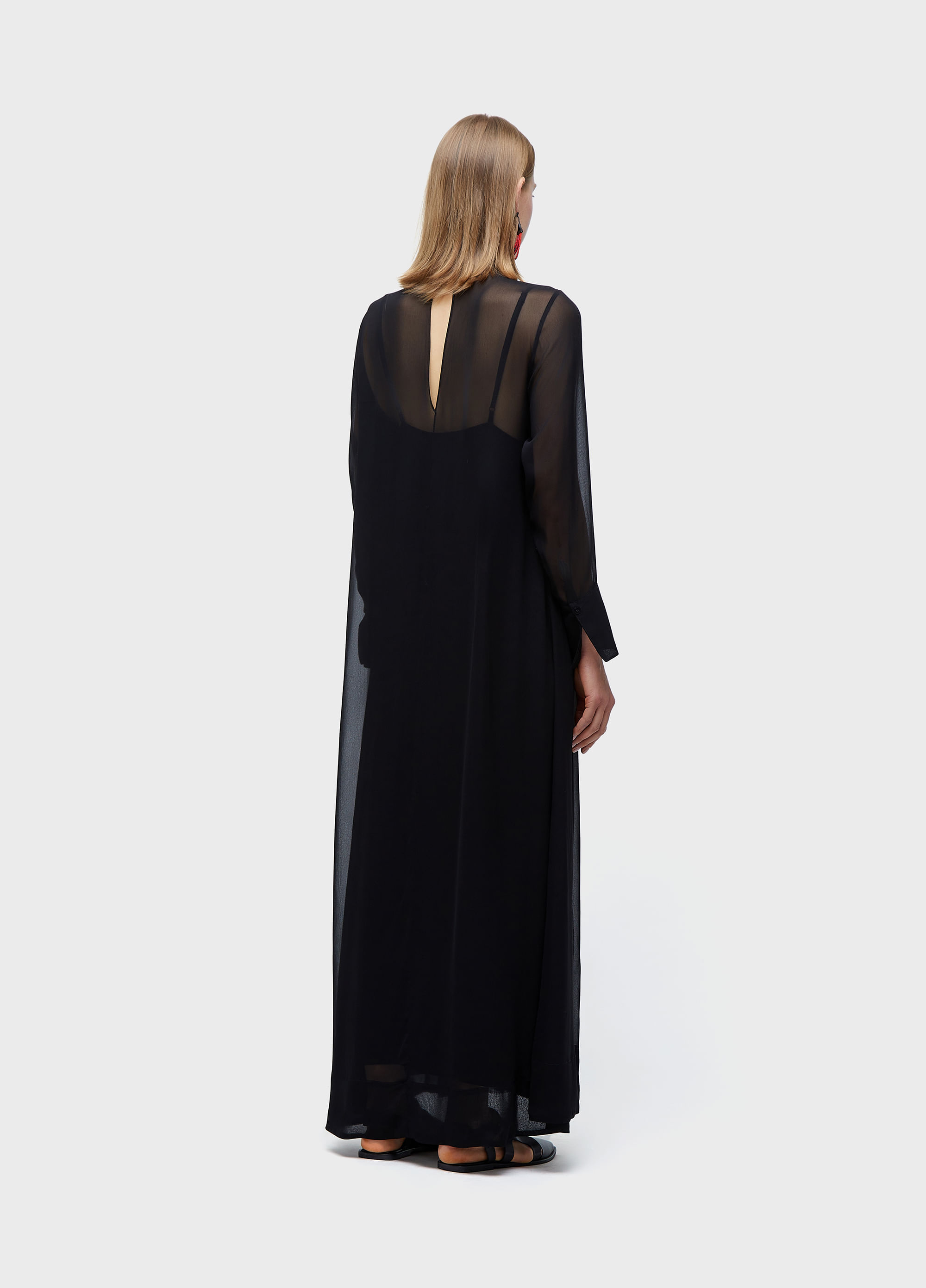 Vestido  longo gola