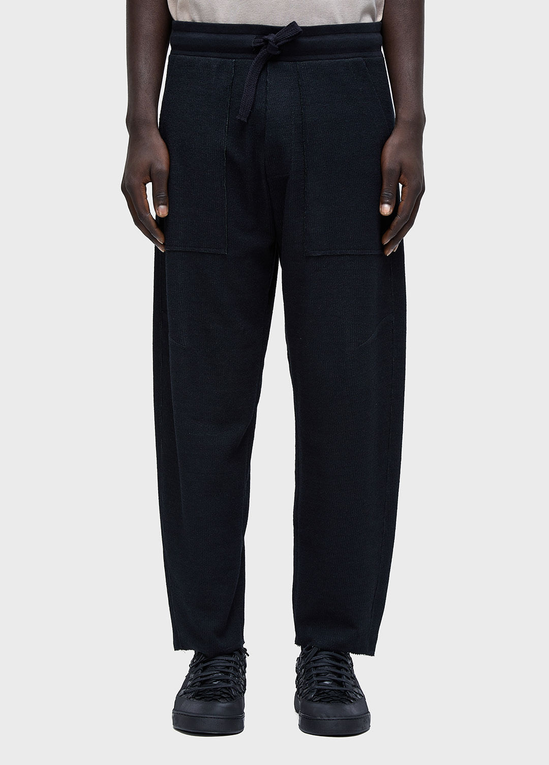 Calça double texture dart