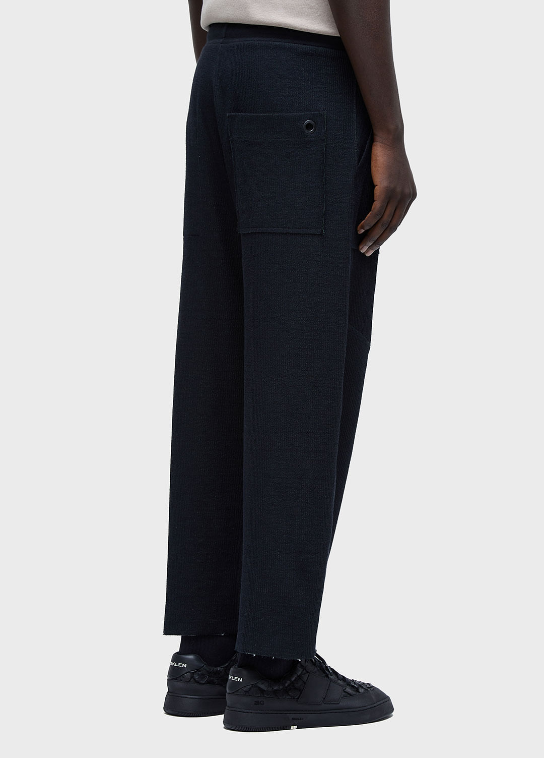 Calça double texture dart