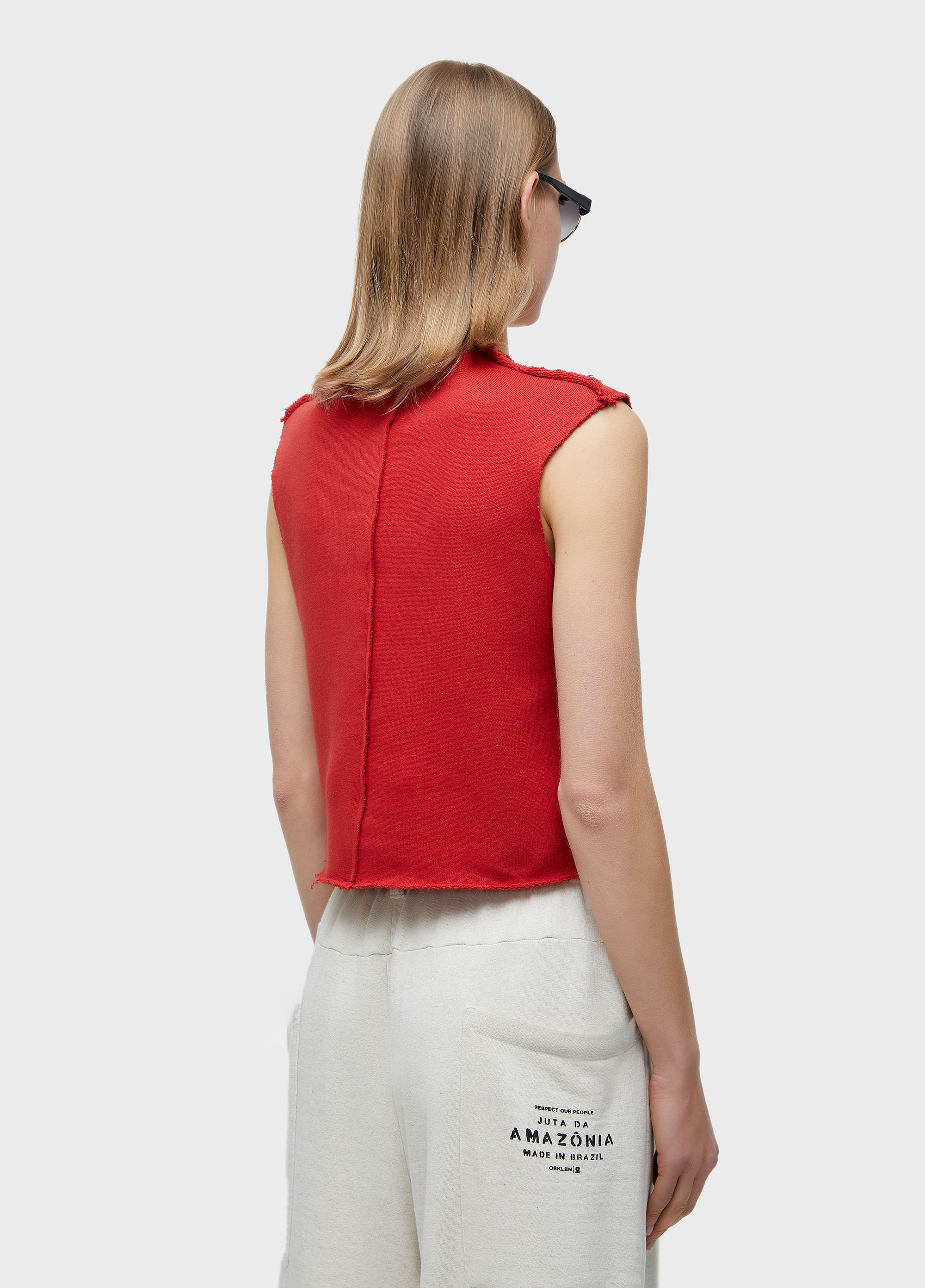 Sleeveless double face eco