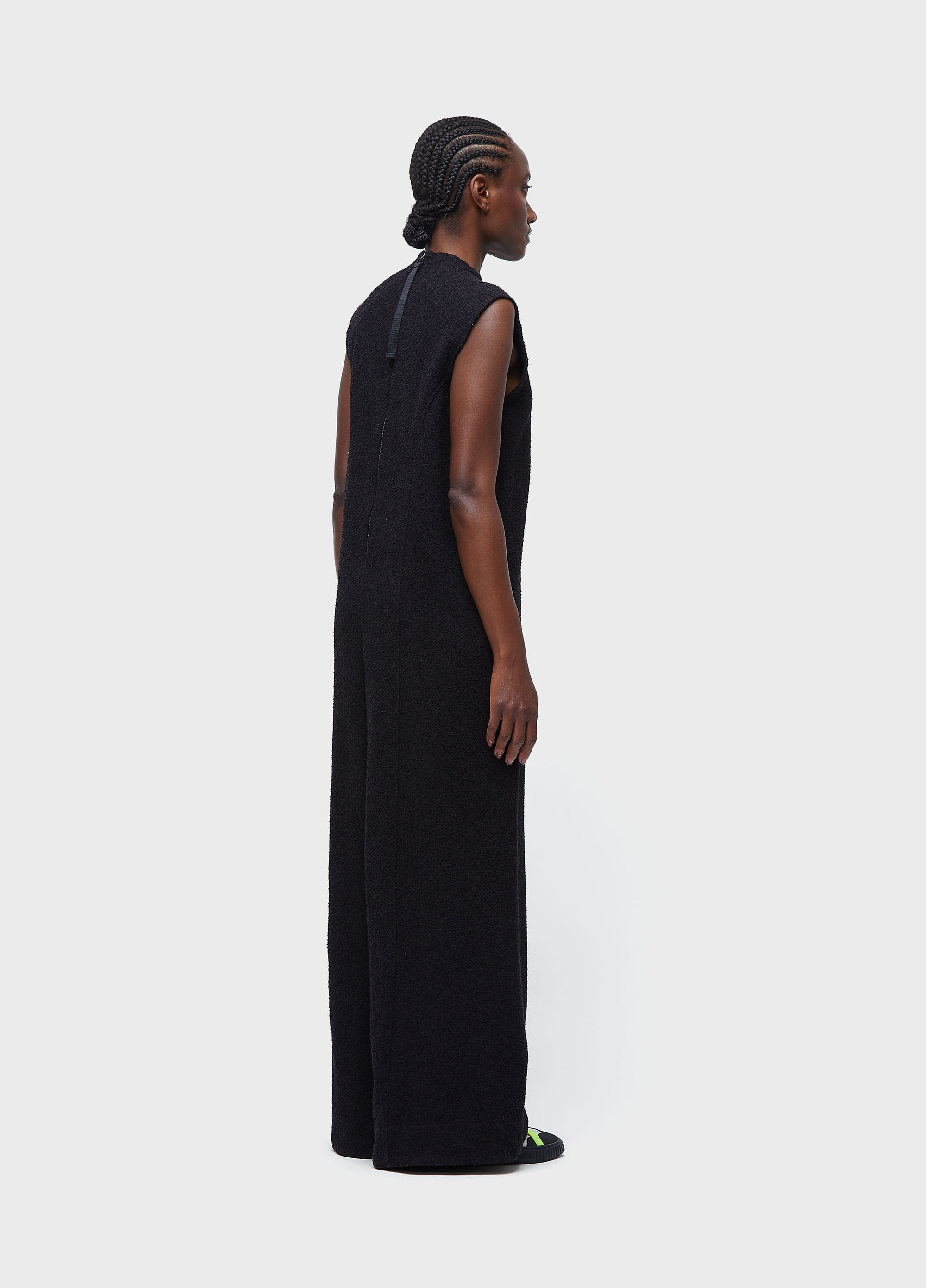 Macacão sleeveless atoalhado