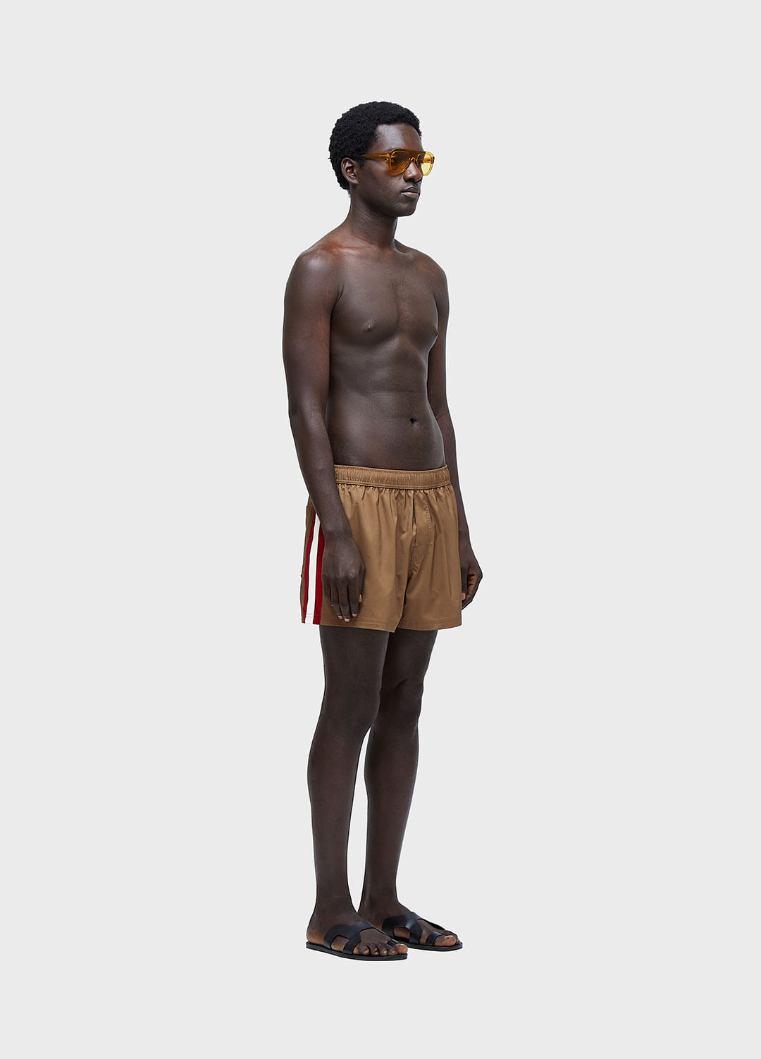 Resort short aquaone urban color stripes