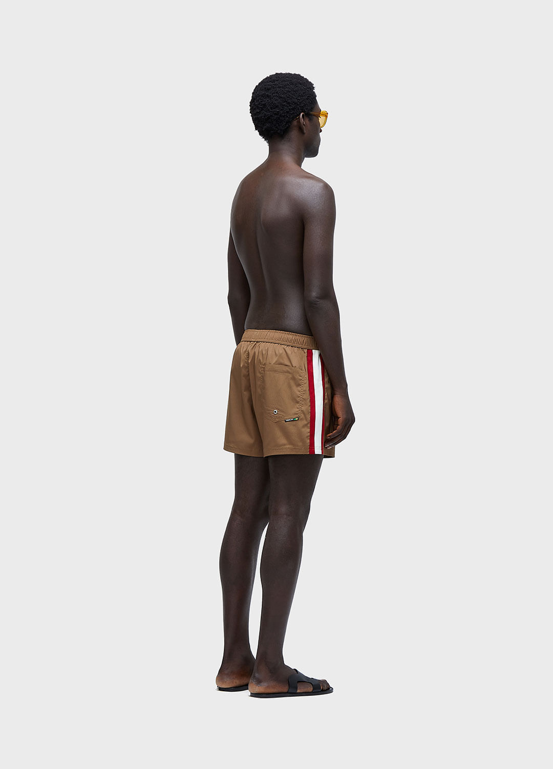 Resort short aquaone urban color stripes