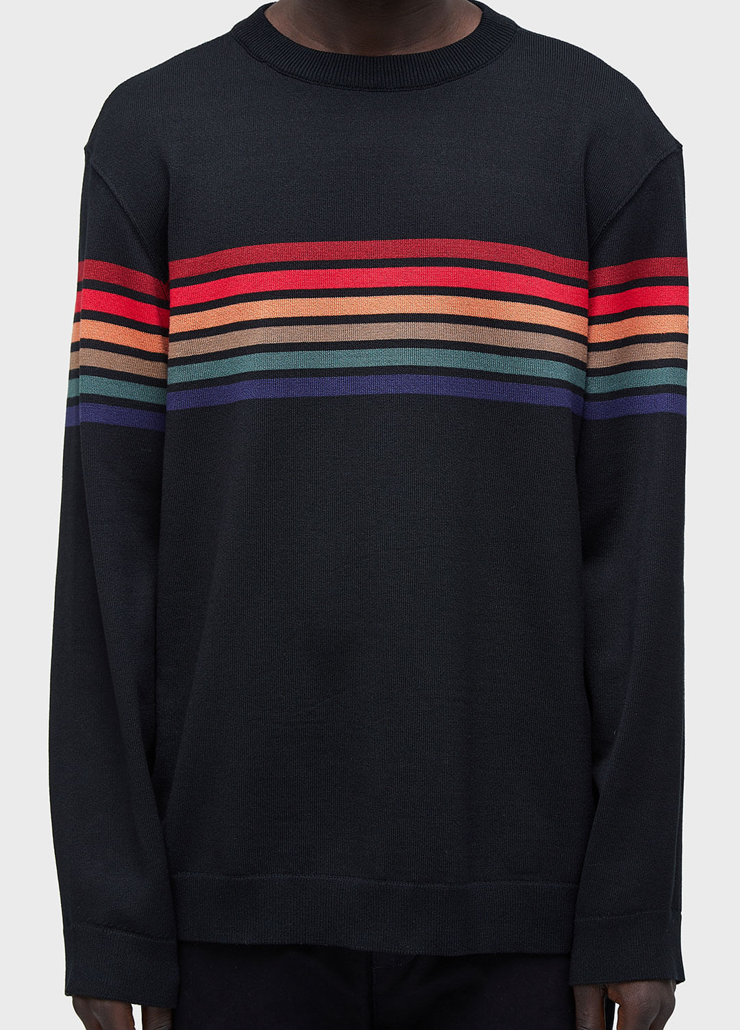 Sweater tricot vintage stripes