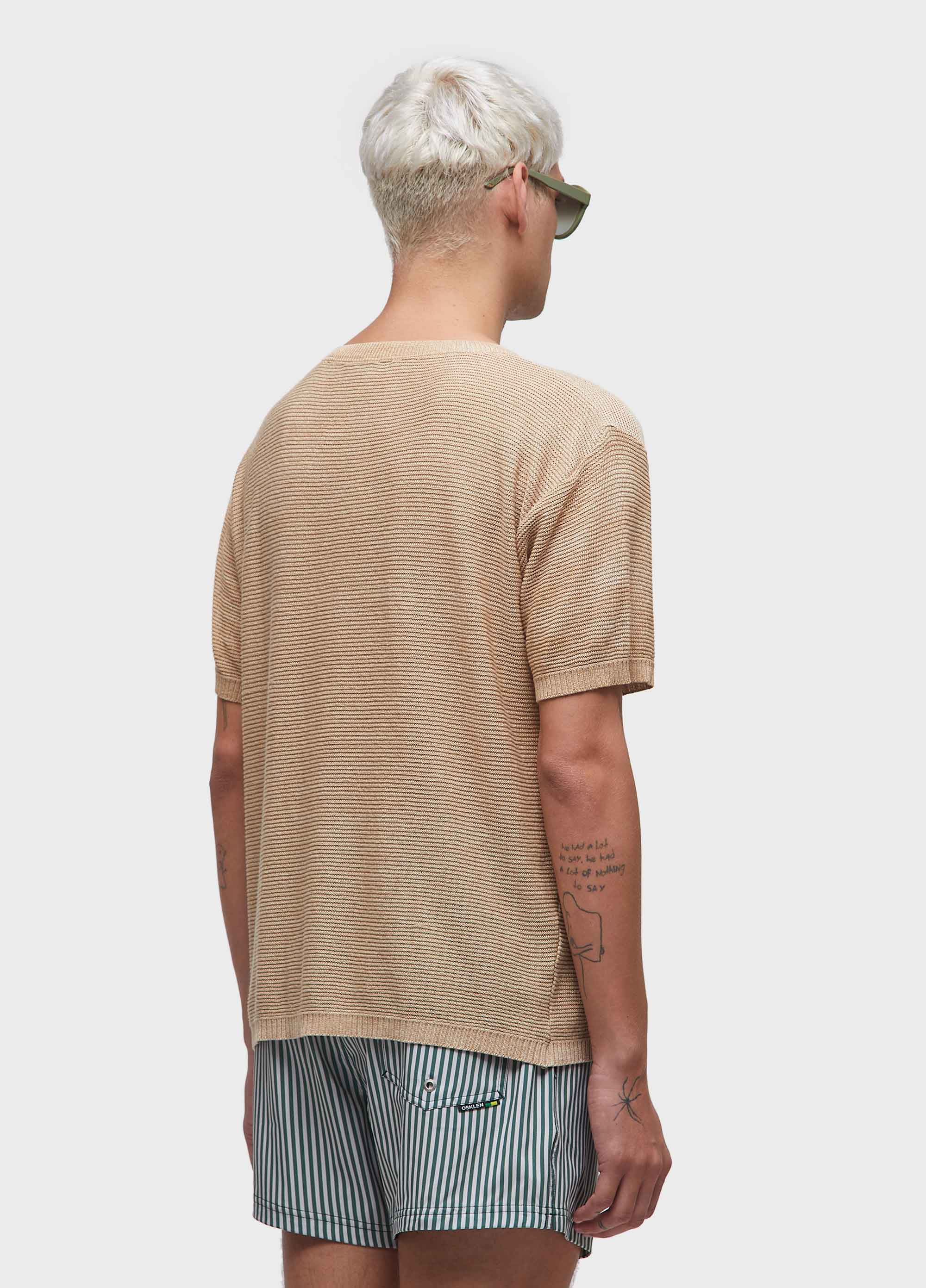 T-shirt tricot cork