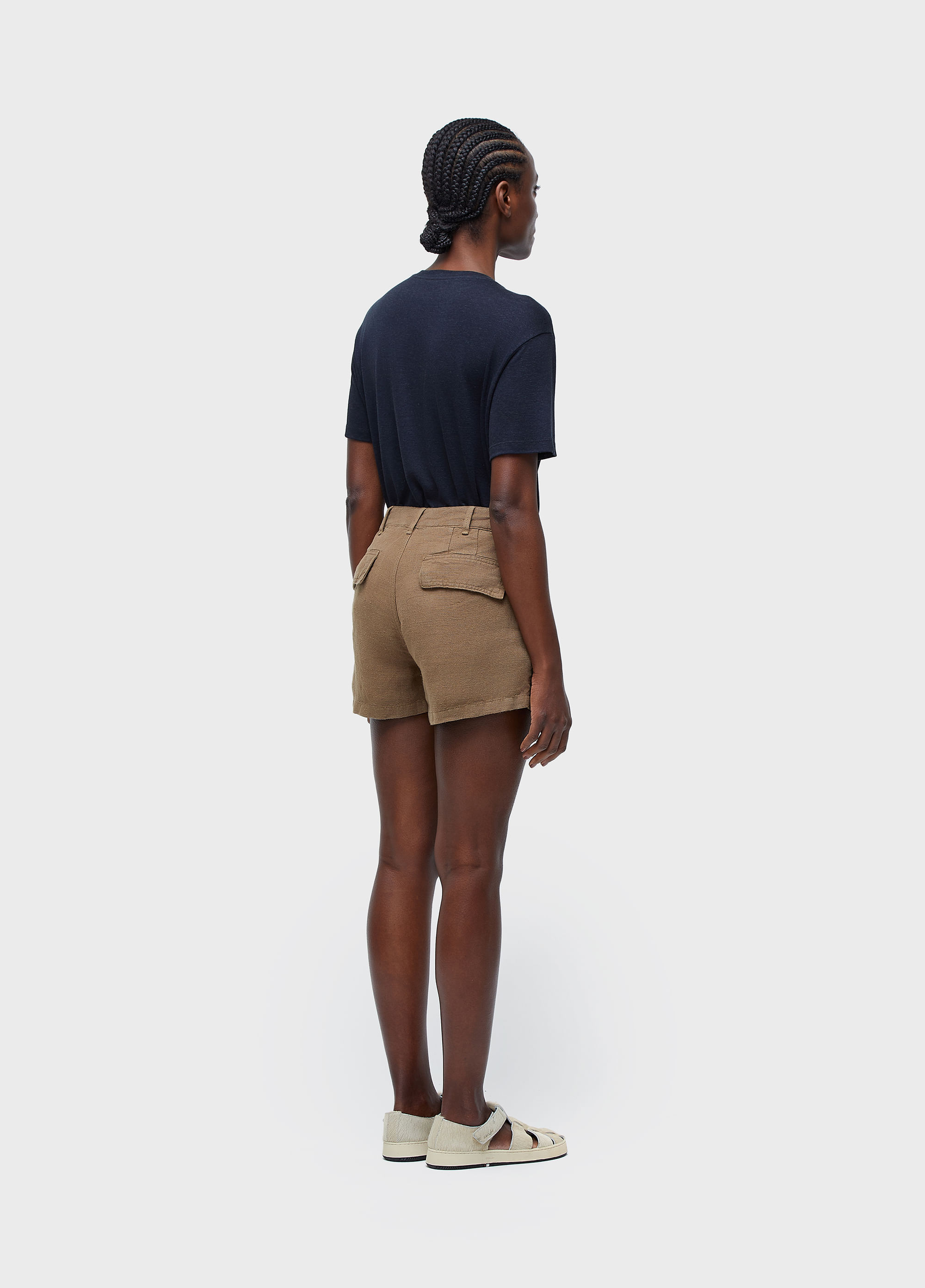 Short  linen pockets