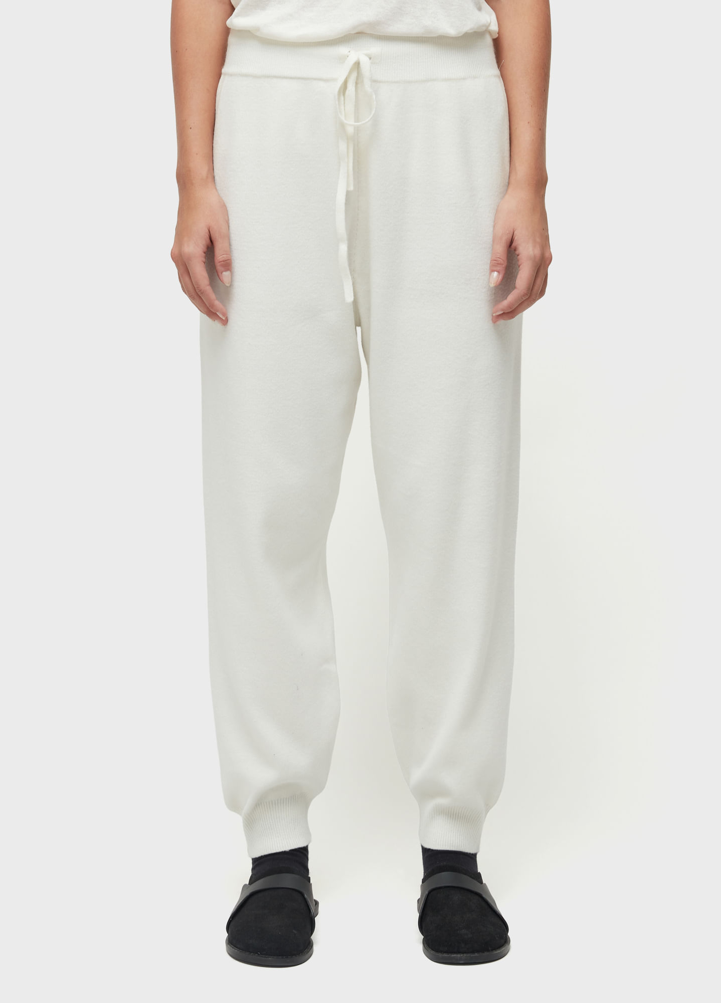 Calça tricot relaxed fit