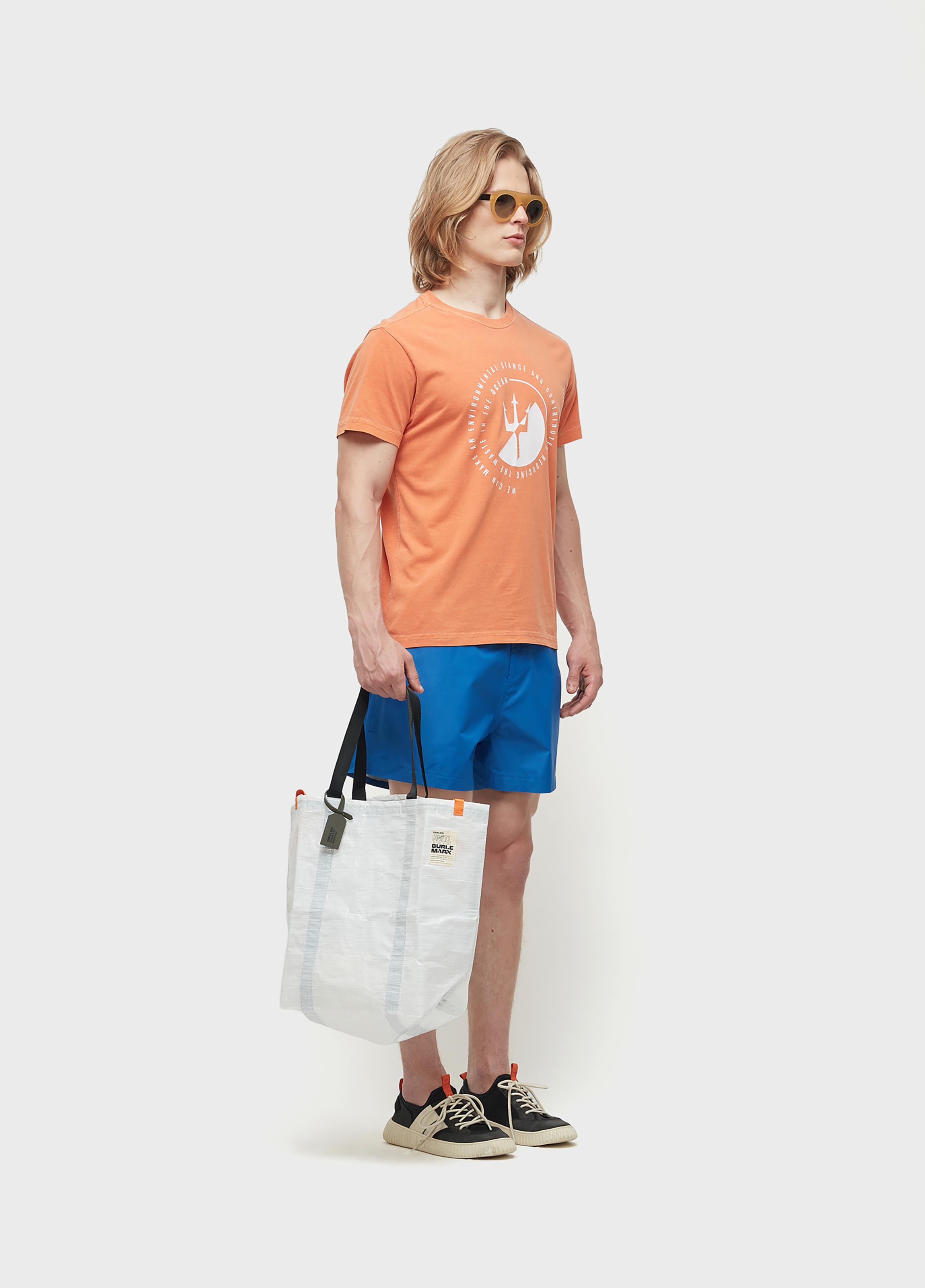 T-shirt stone environmental stance