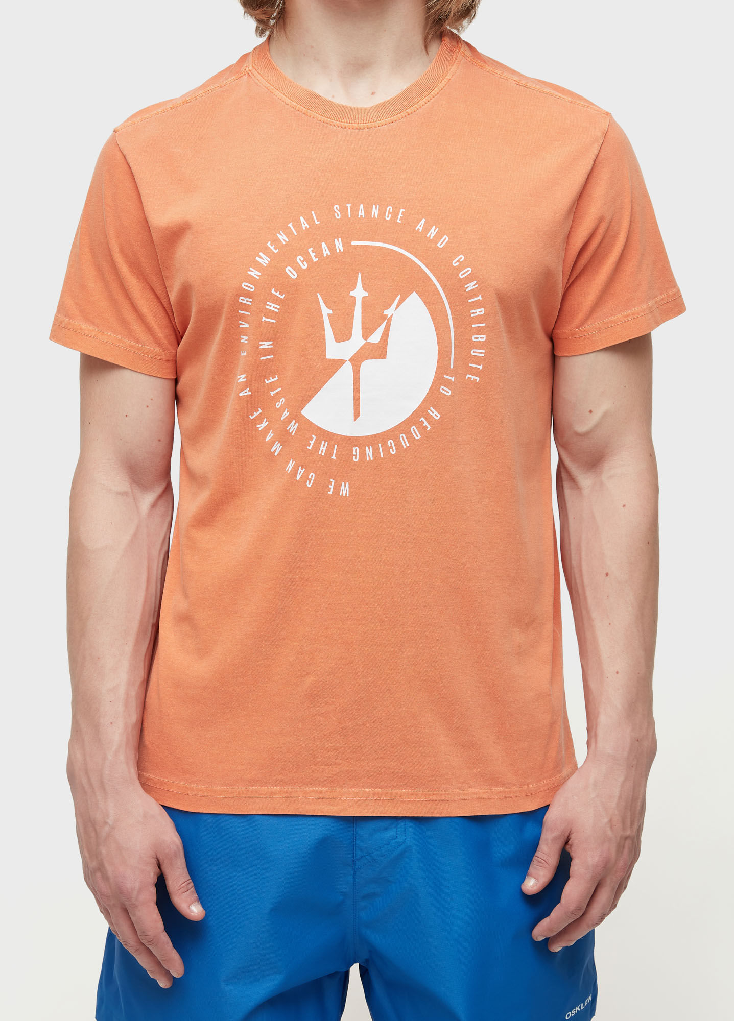 T-shirt stone environmental stance