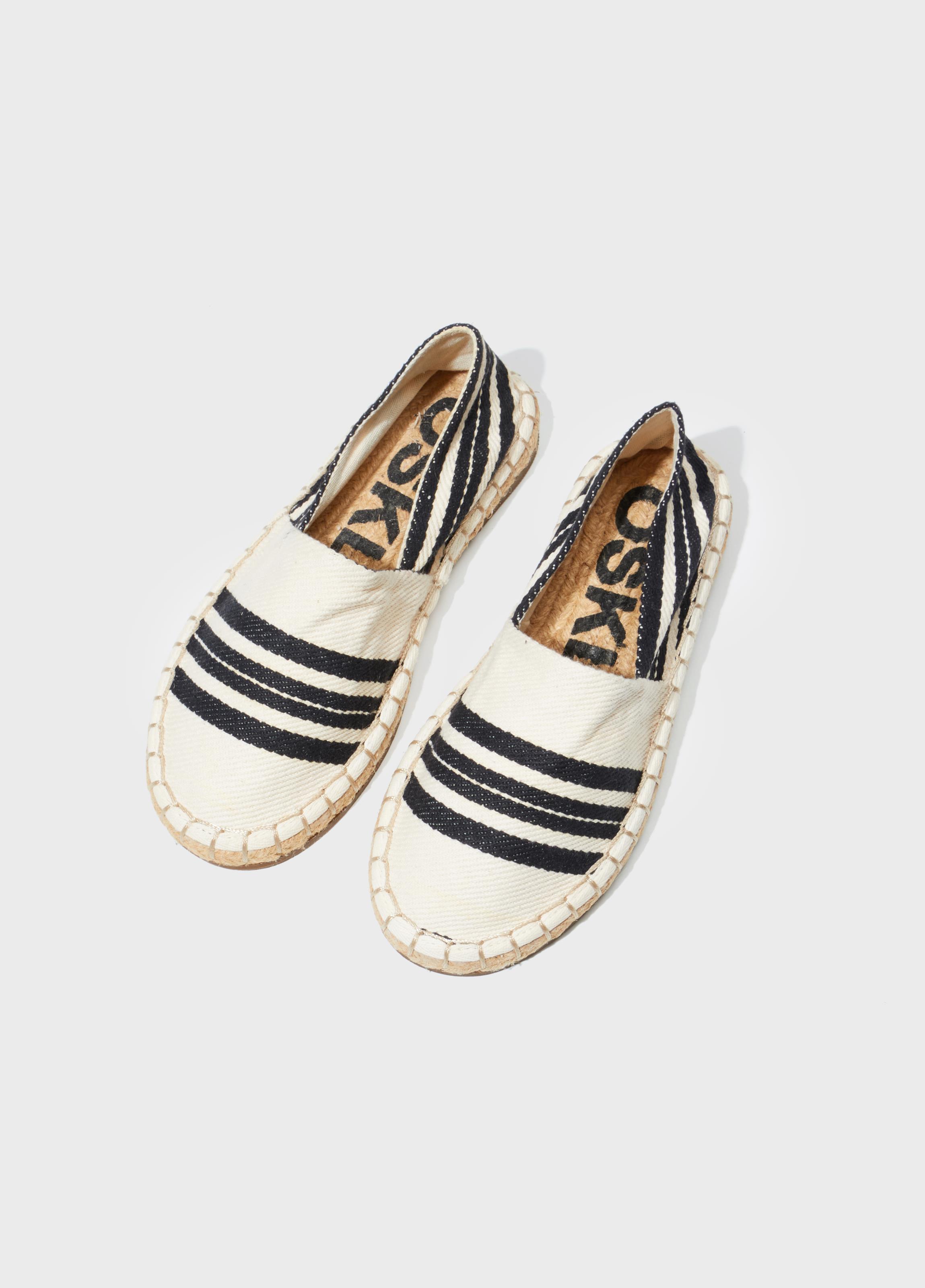 Espadrille listras eco