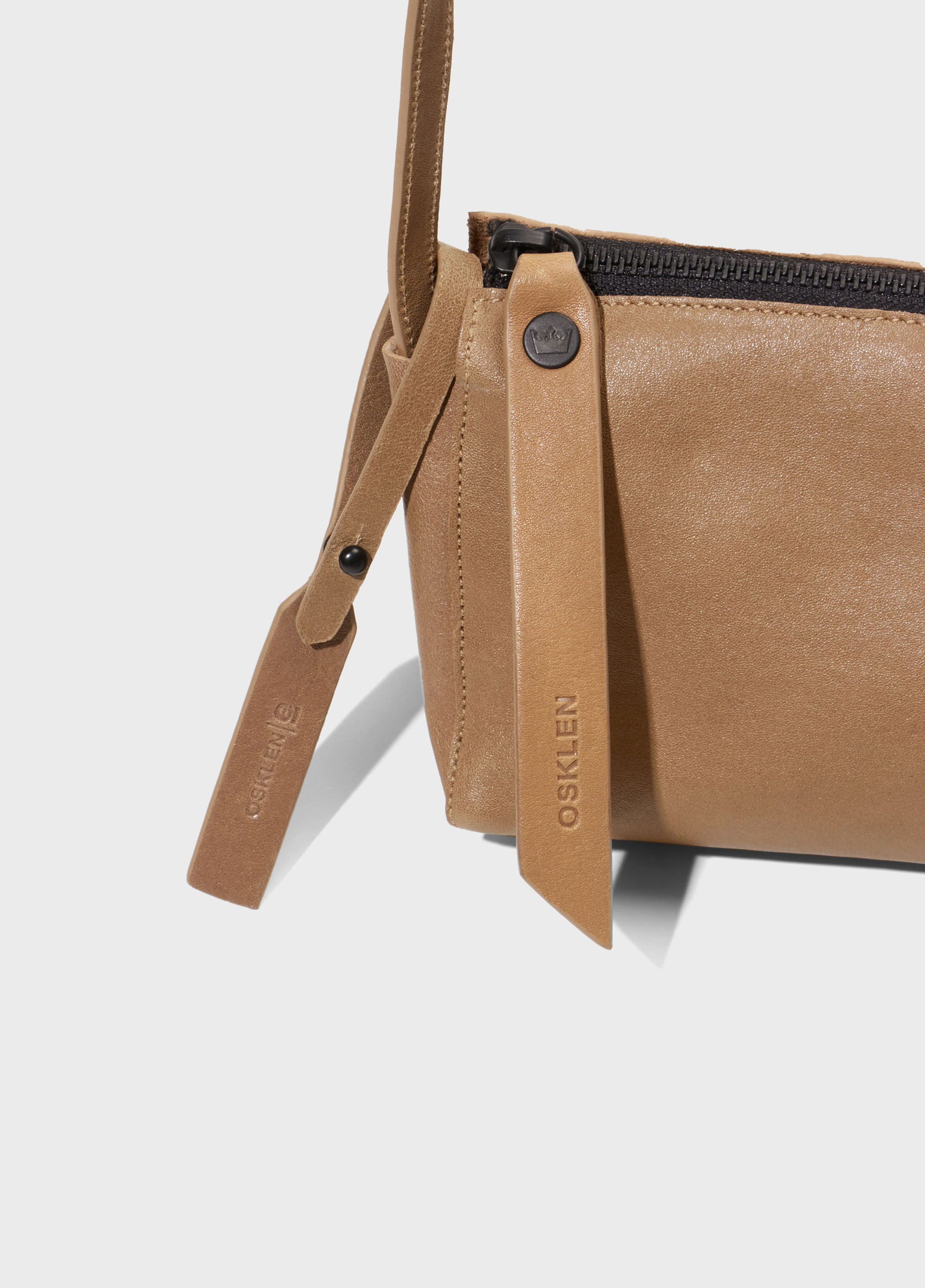 Mini leather crossbody e-basics