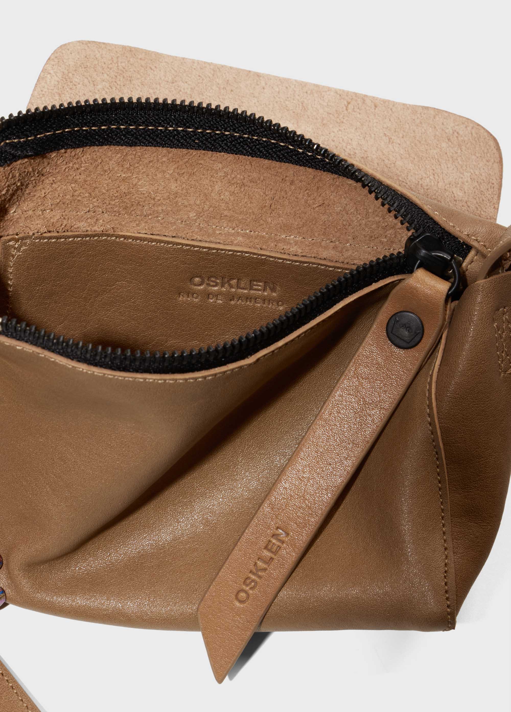 Mini leather crossbody e-basics