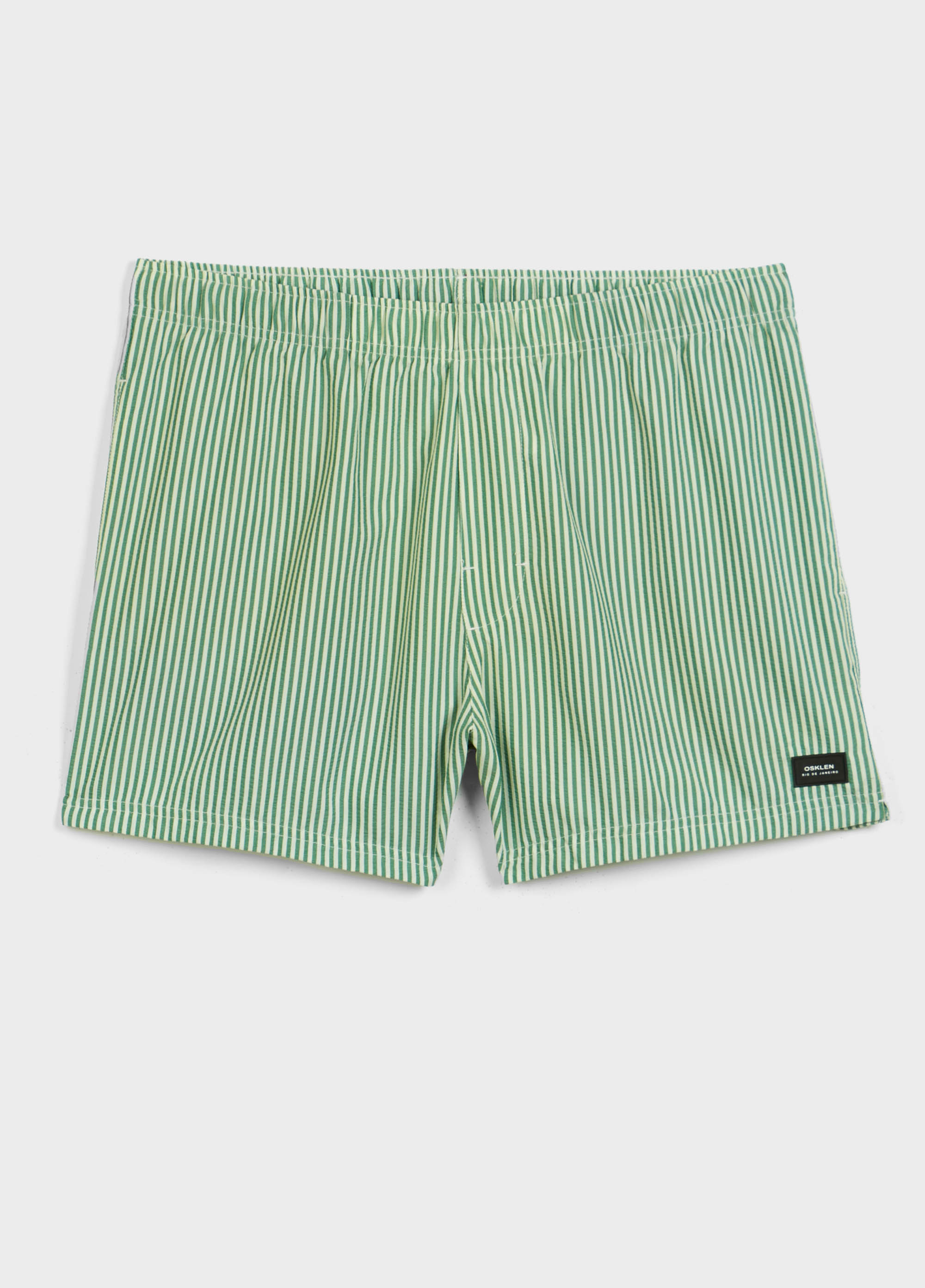 Beach short litoral stripes