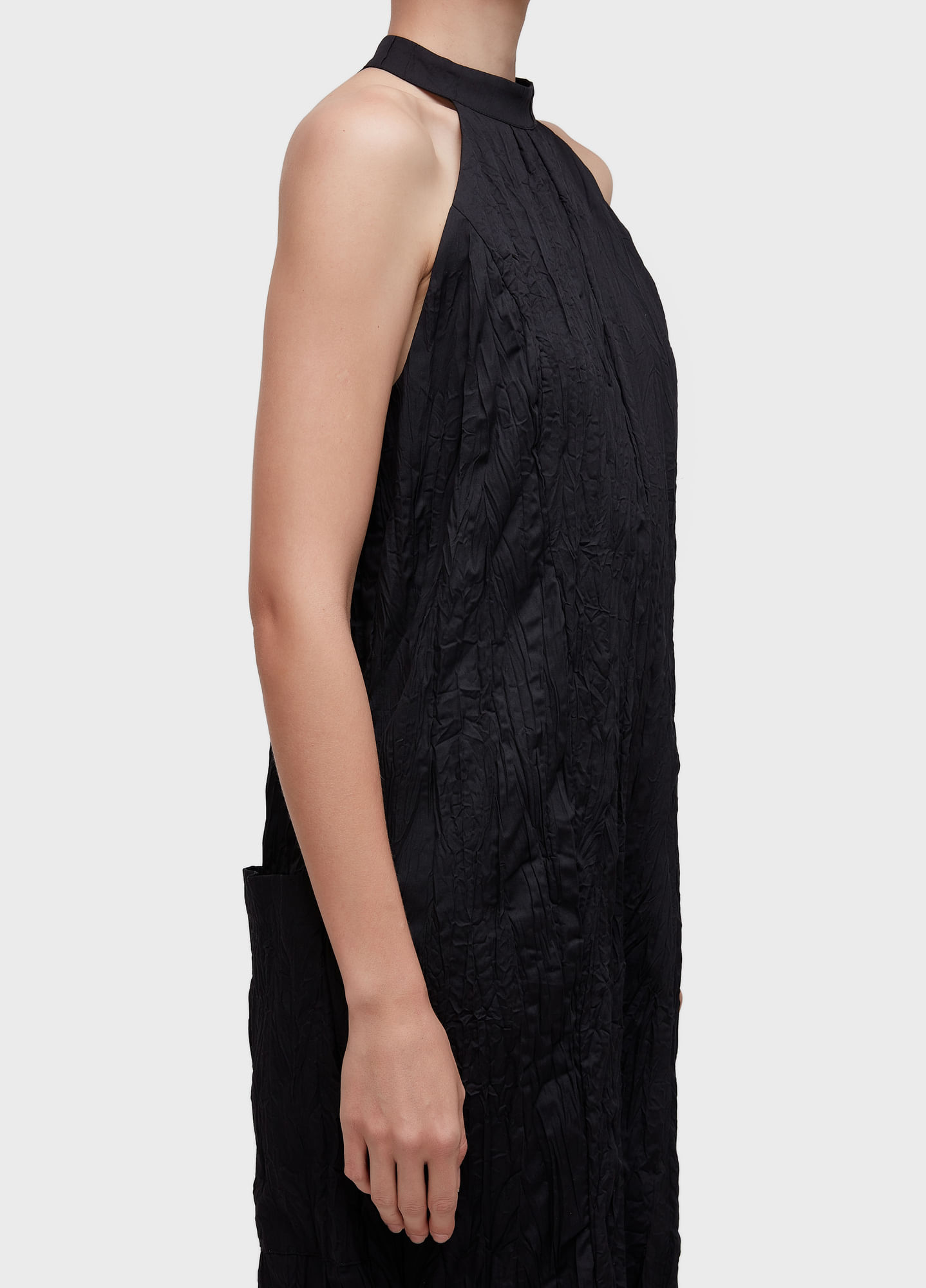 Macacão nadador wrinkle tricoline