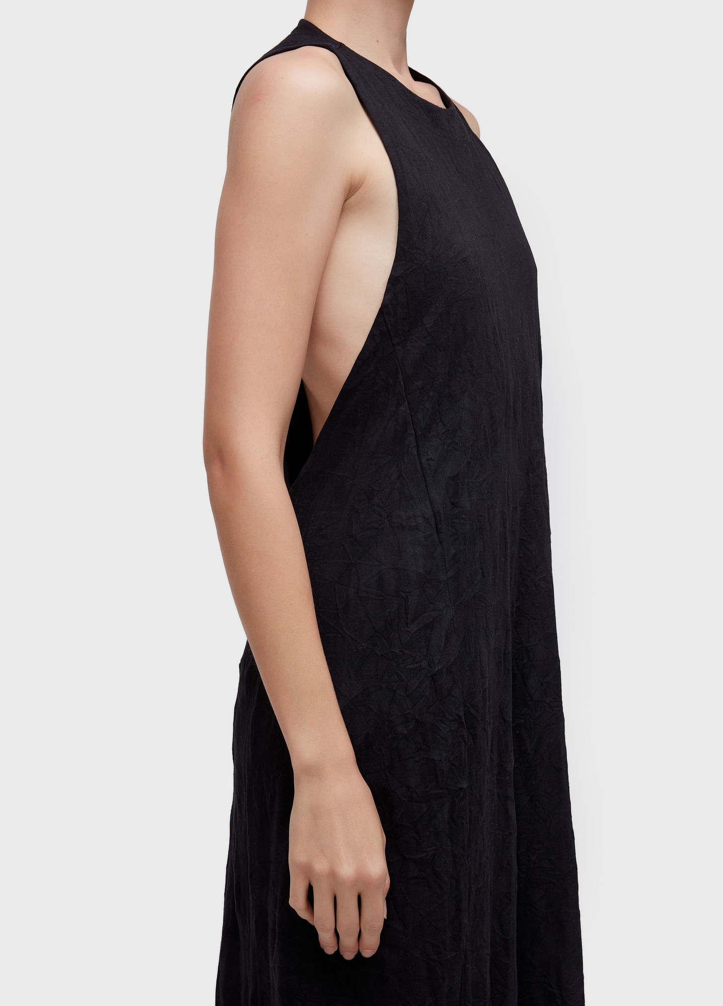 Vestido balloon wrinkle