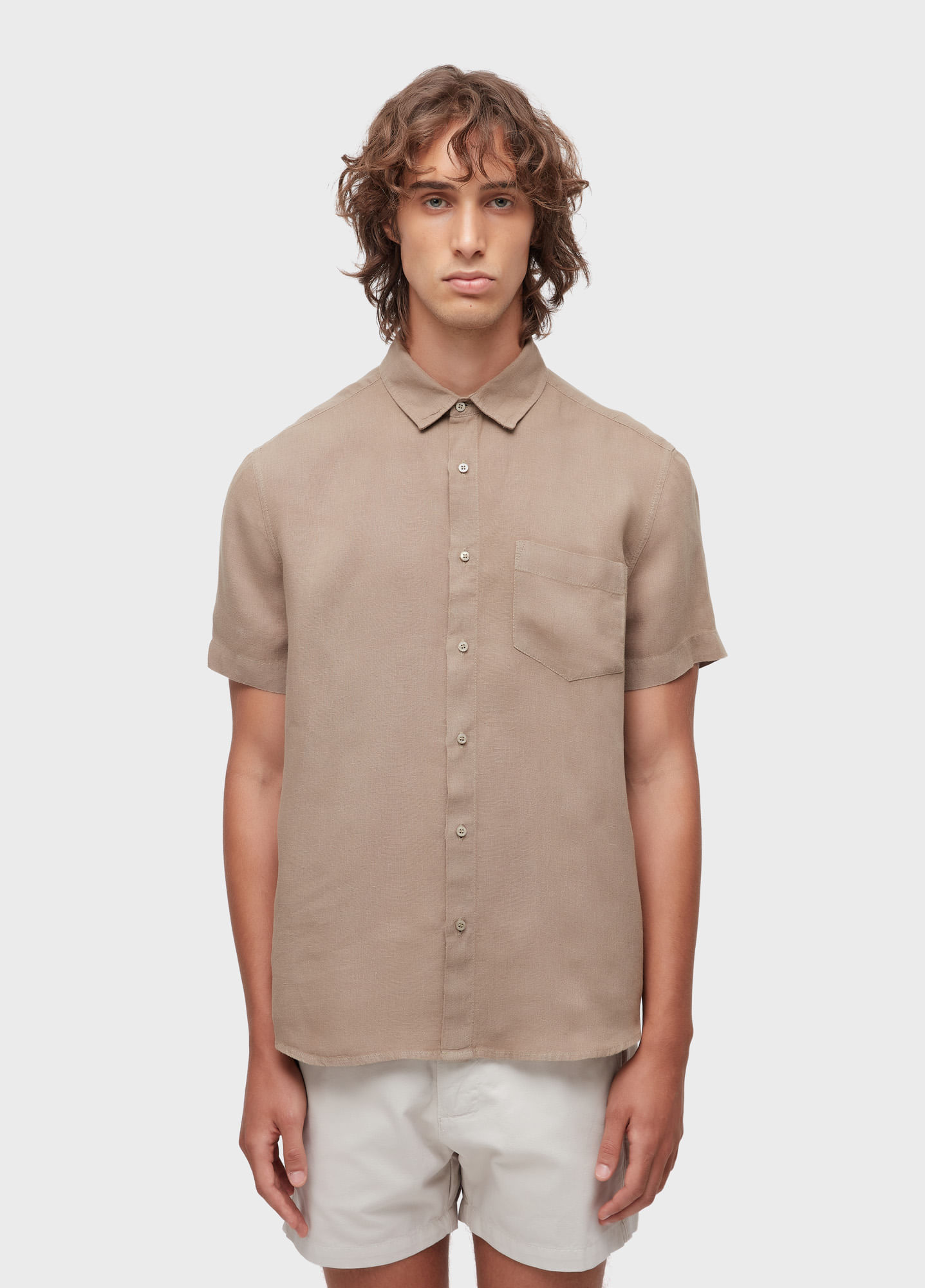 Camisa classic linen