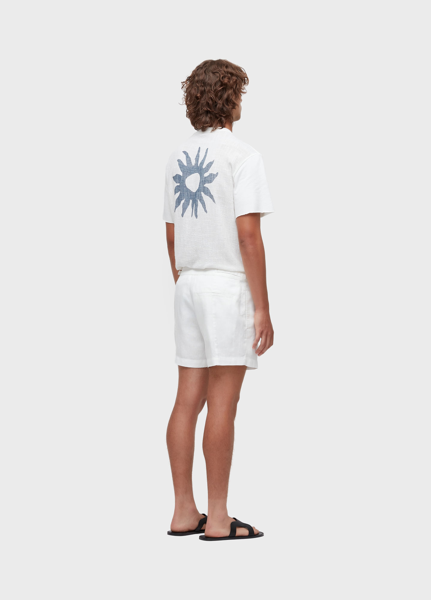 Short linen britt