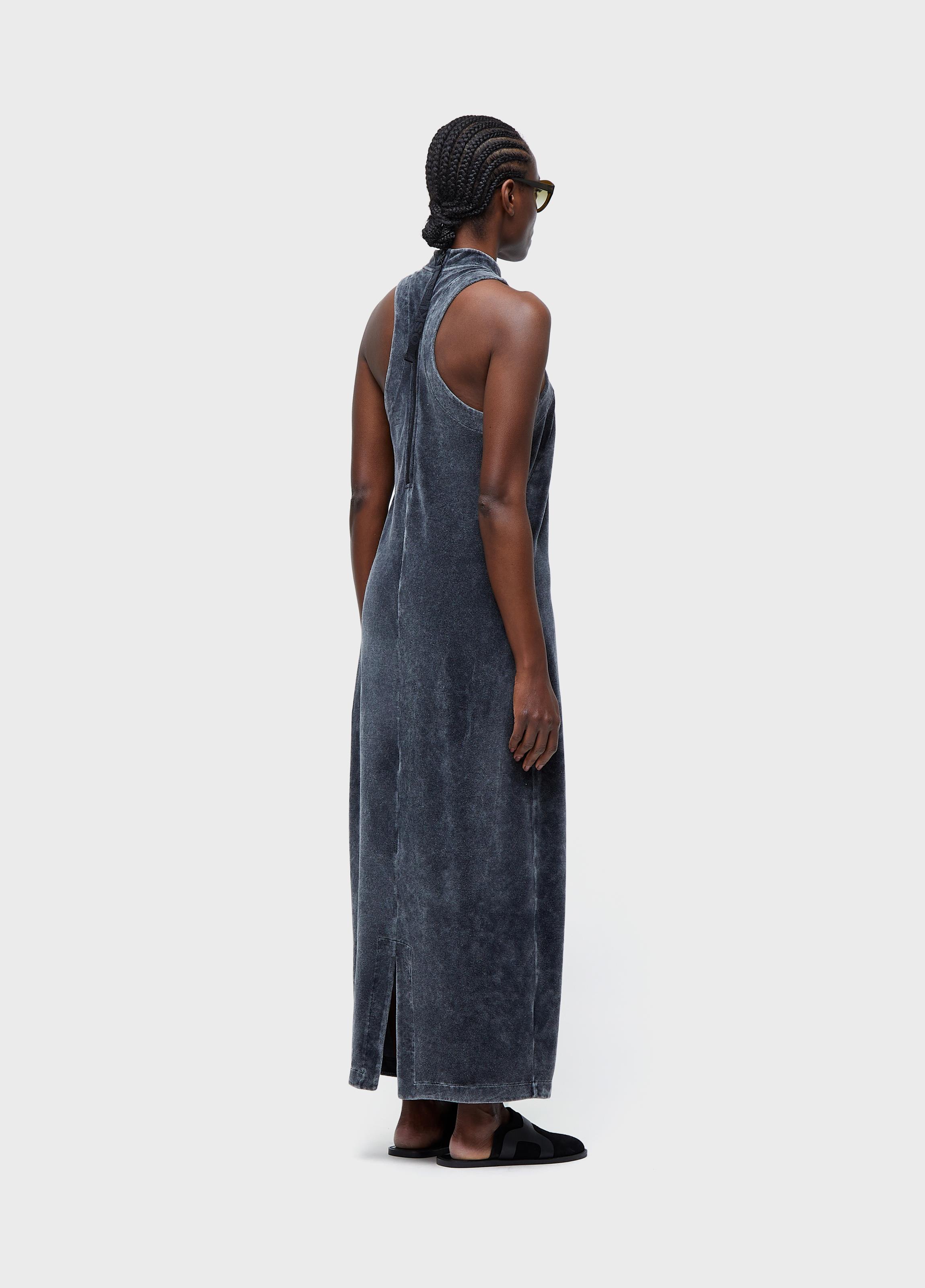 Vestido plush marmorizado