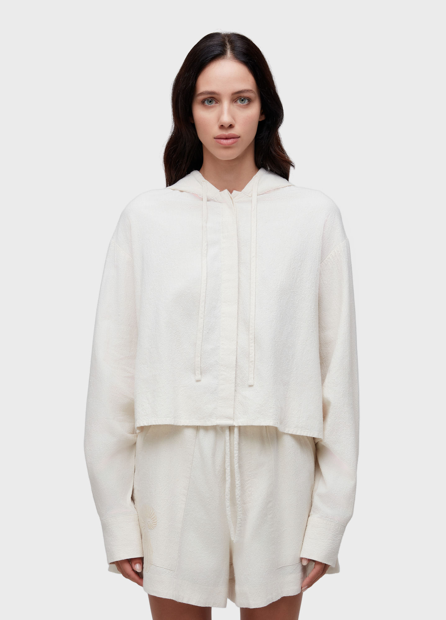 Camisa bordado concha