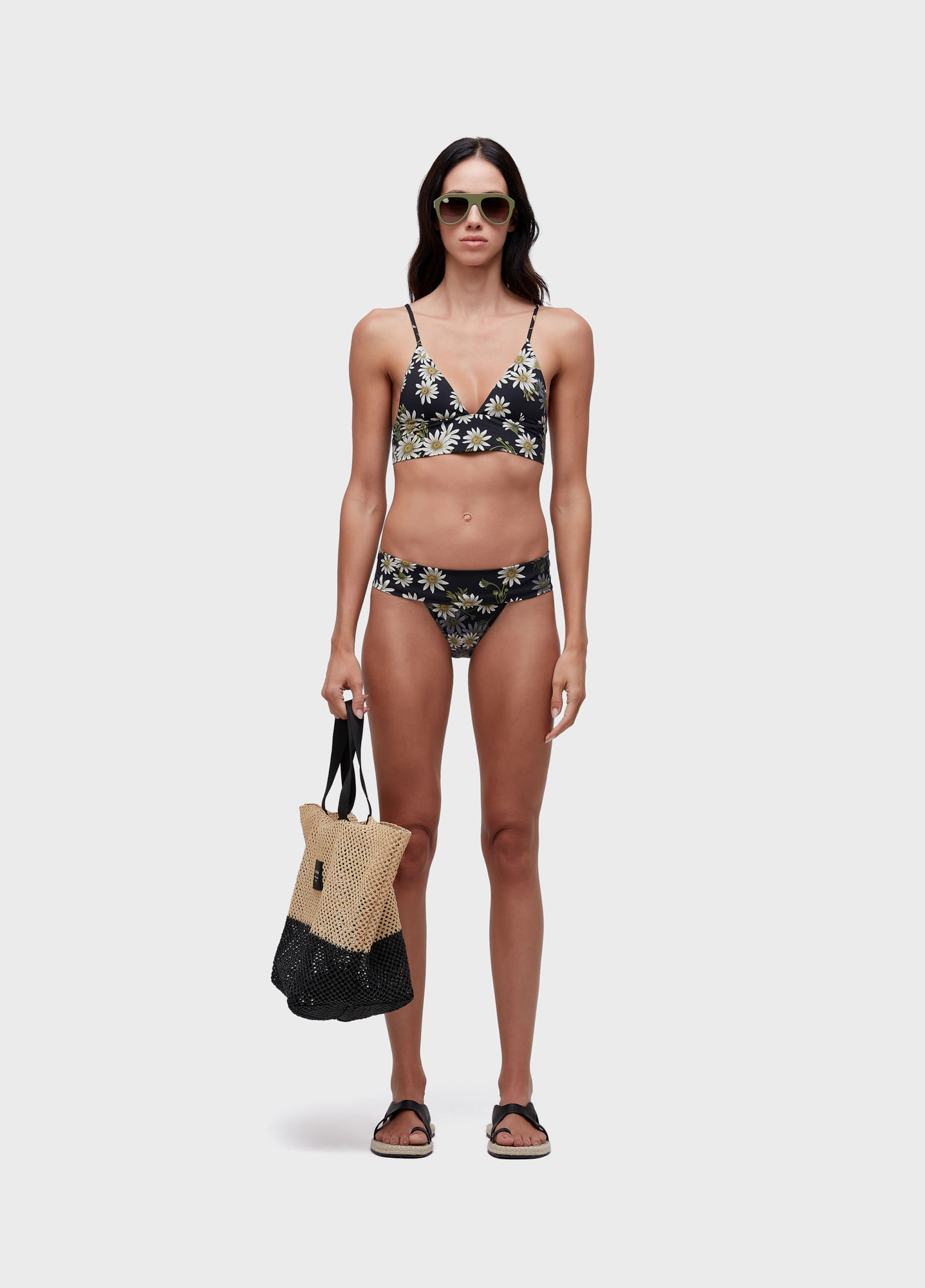 Biquíni triangulo daisy night