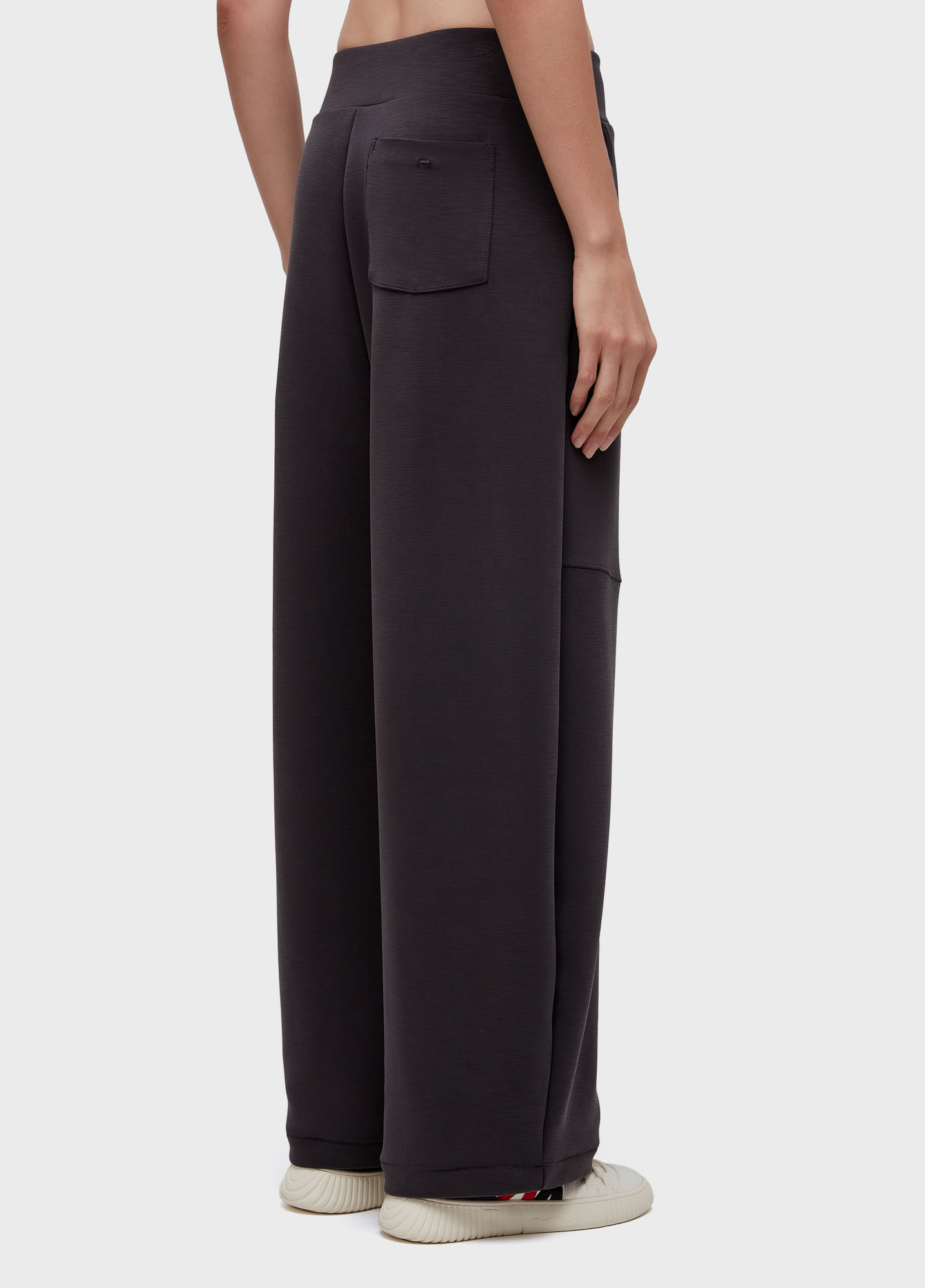 Calça prega washed touch