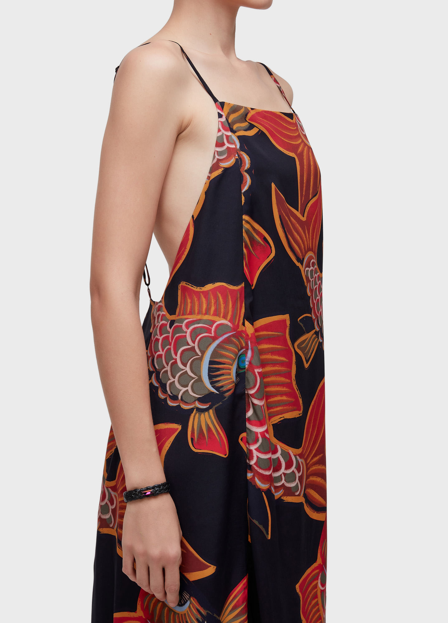 Vestido baloon peixe deep