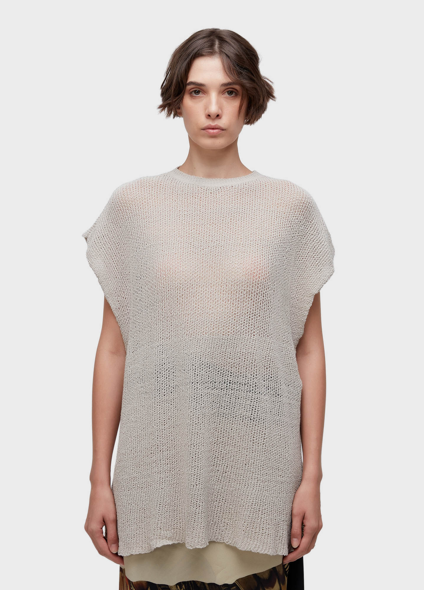 Sleeveless tricot rede