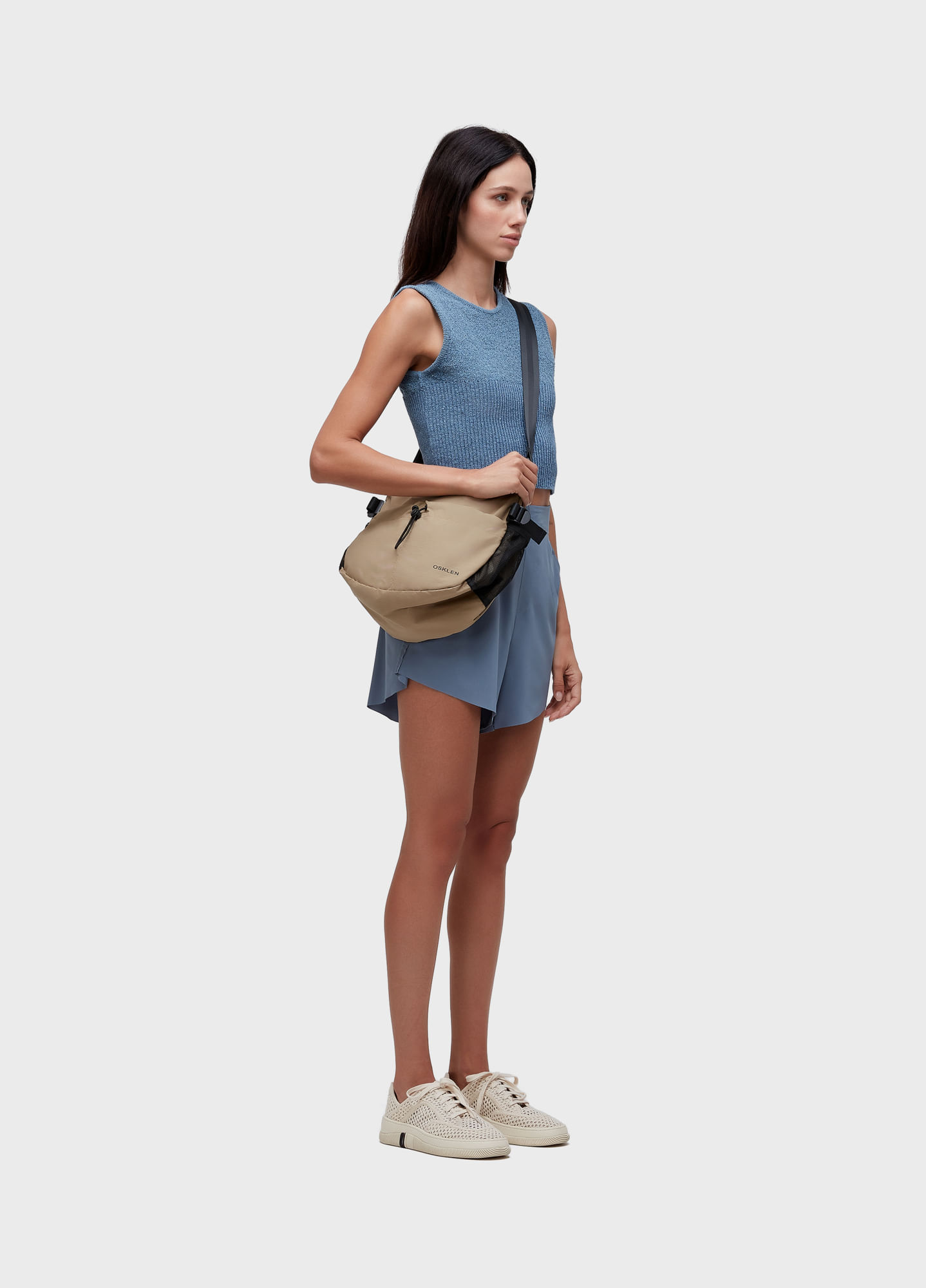 Regata tricot cropped fit