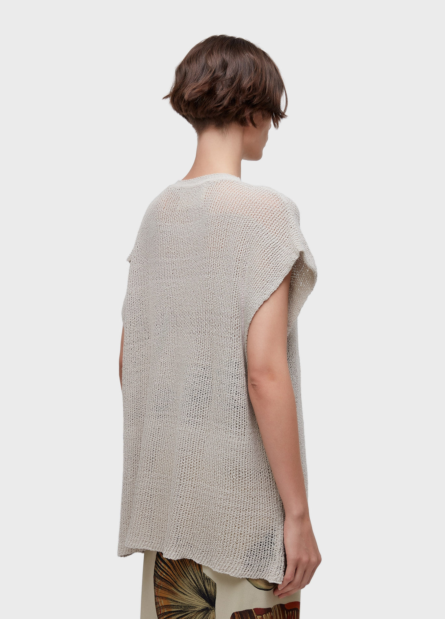 Sleeveless tricot rede