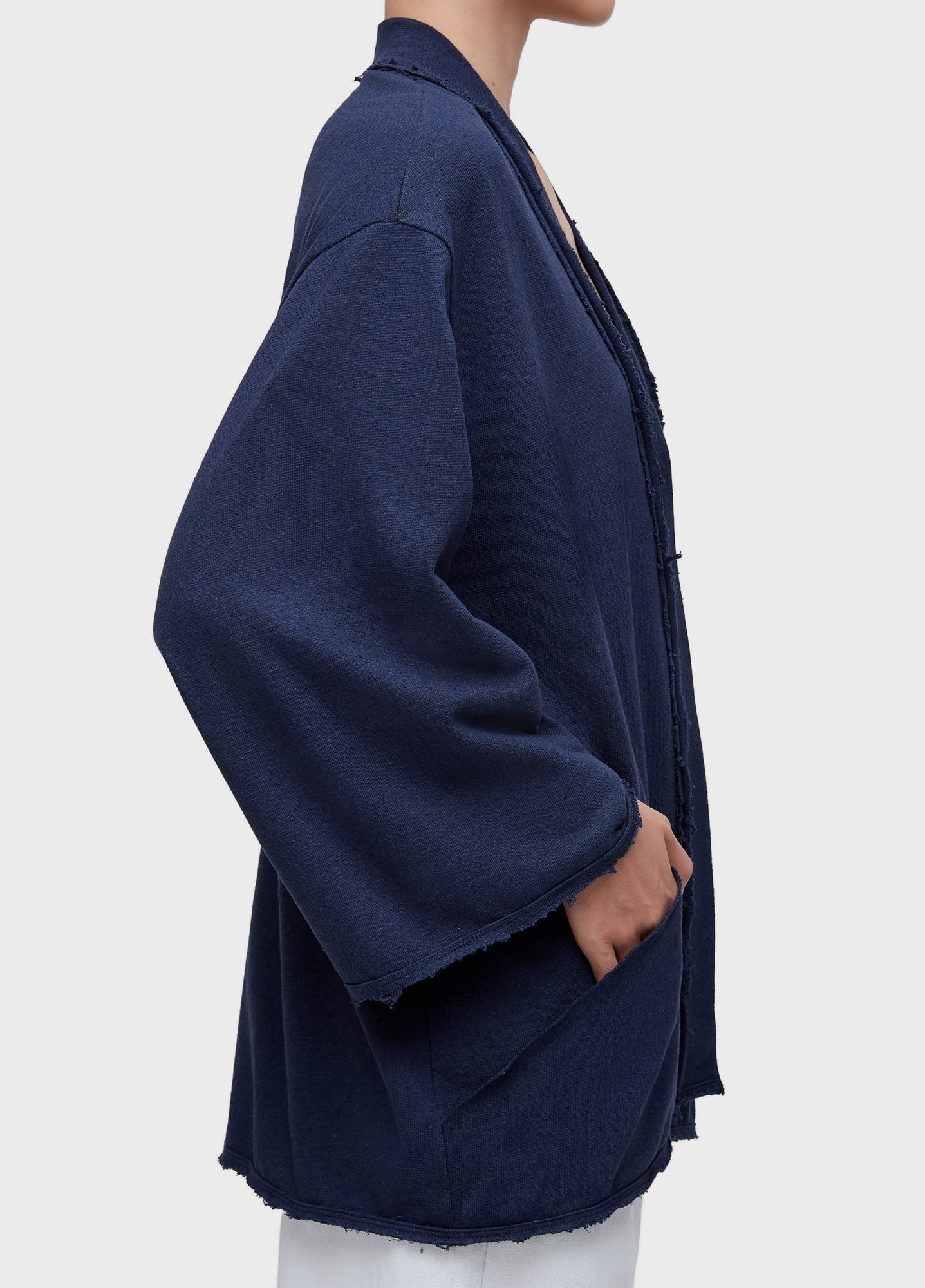 Kimono rustico desfiado