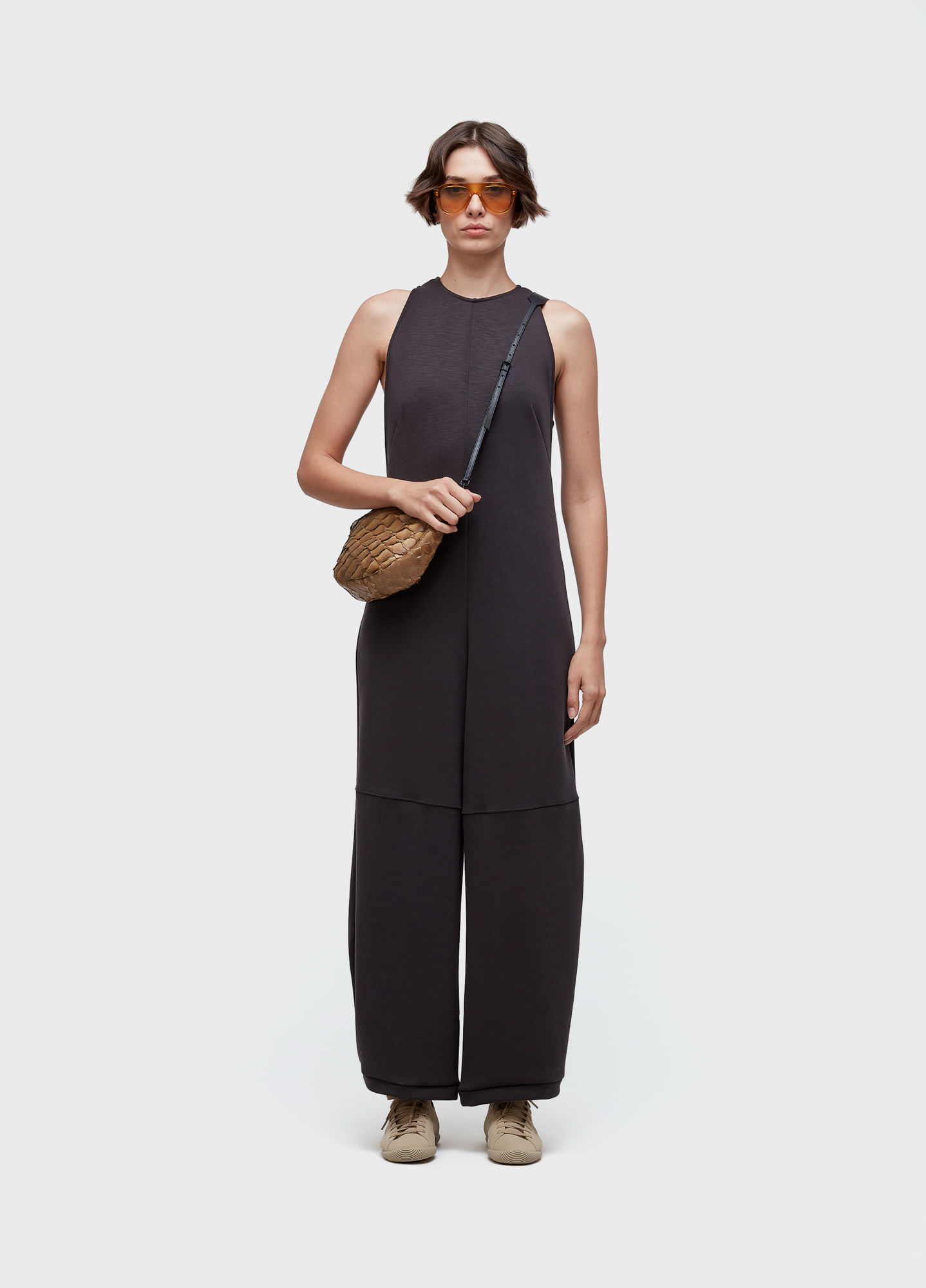 Macacão nadador prega washed touch