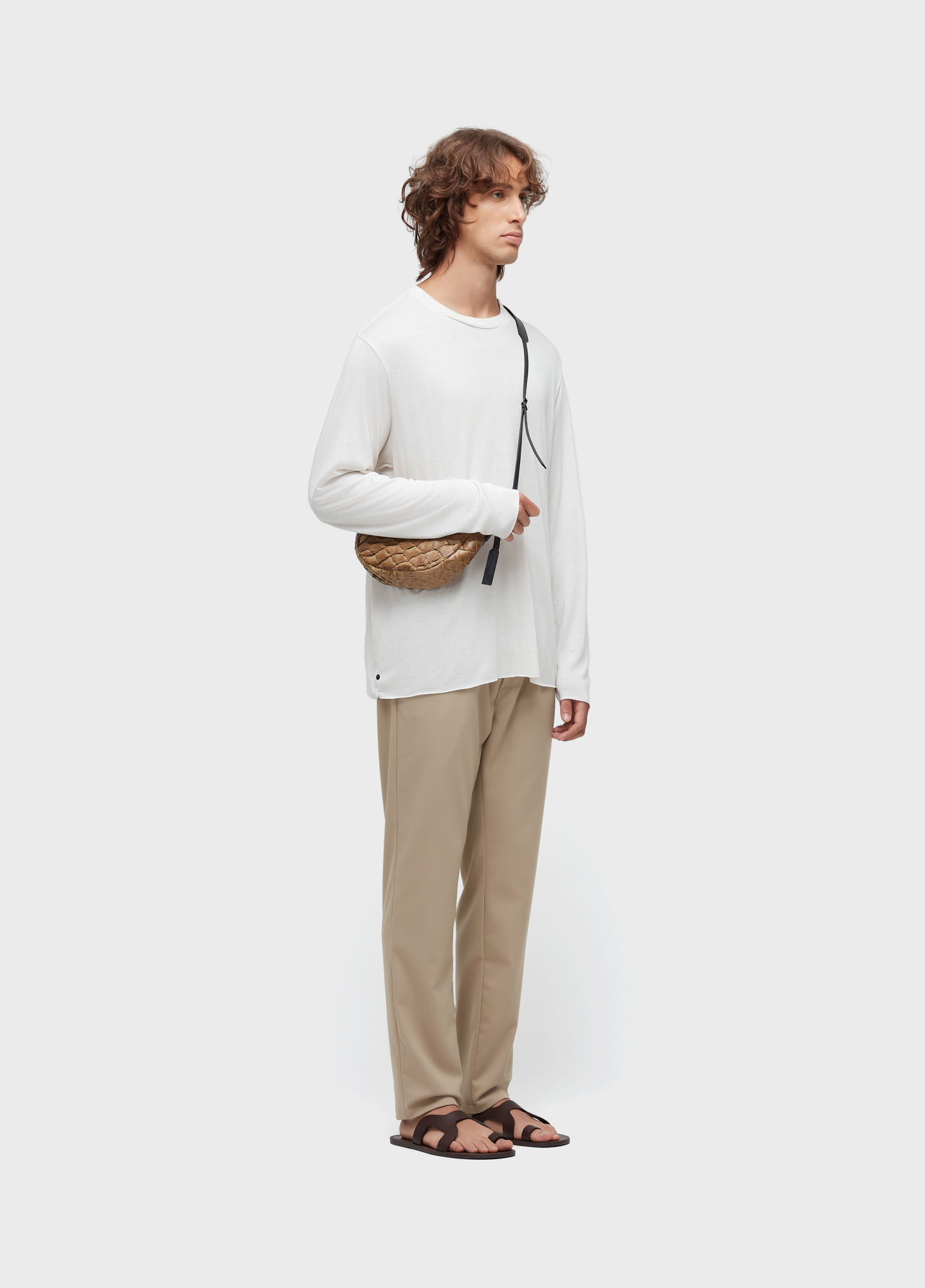 Calça alfaiataria knit