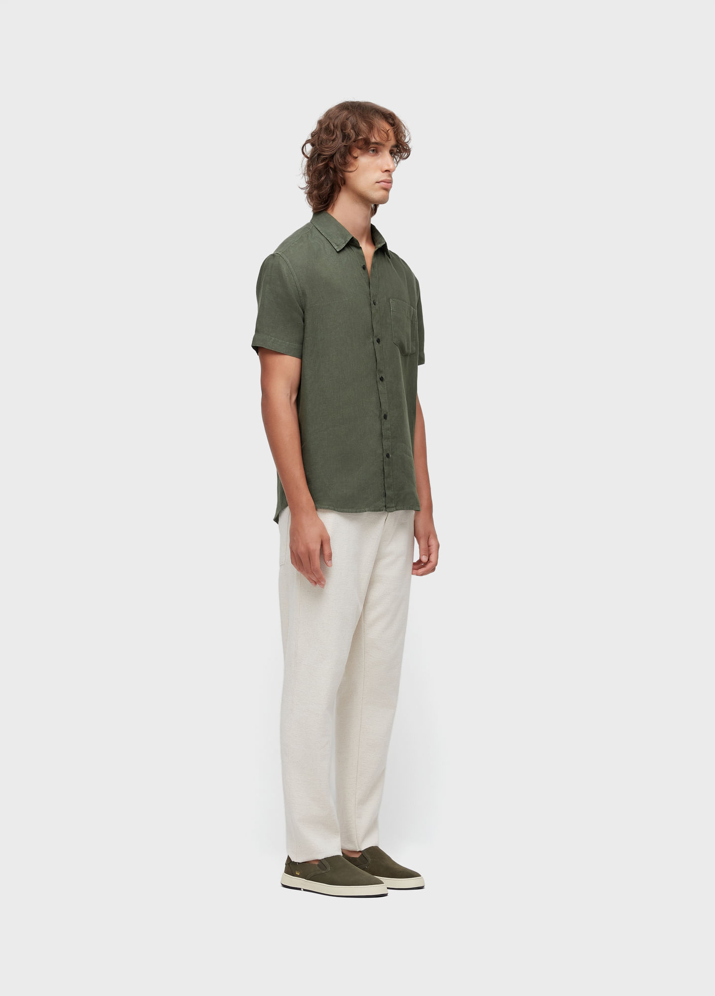 Camisa classic linen