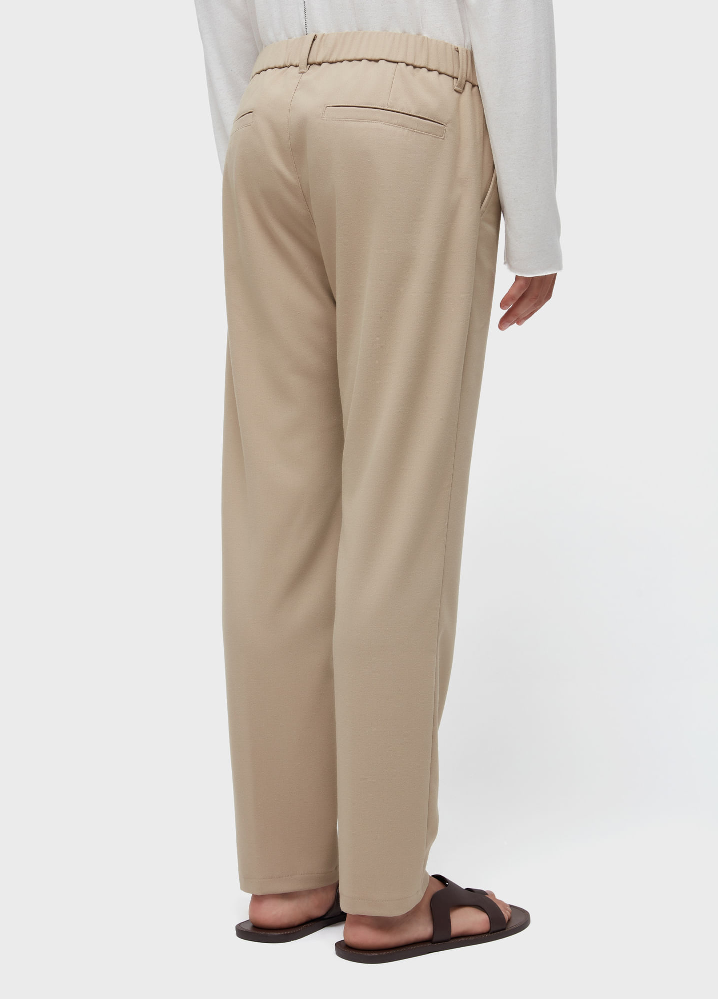 Calça alfaiataria knit